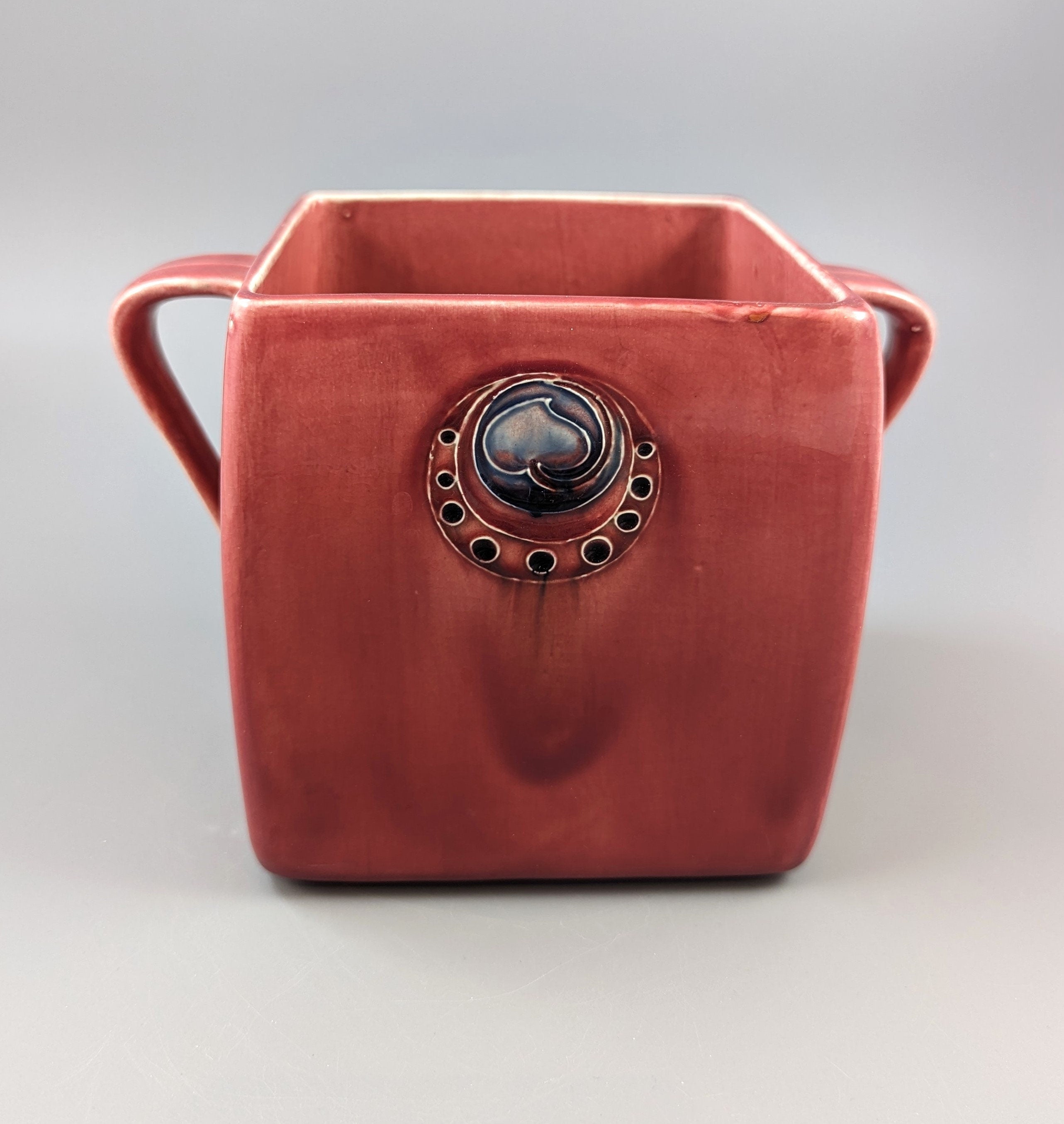 William Moorcroft Flamminian Ware Biscuit Box for Liberty & Co.