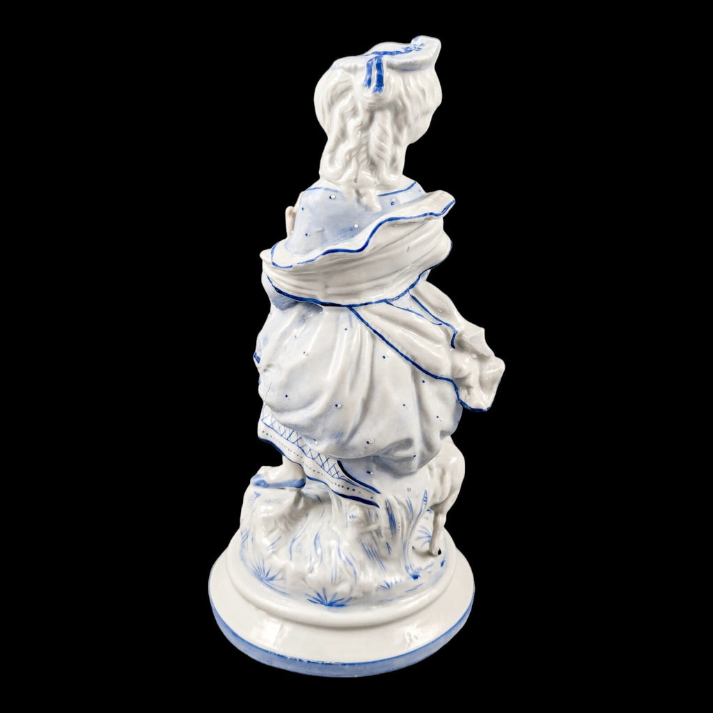 19th century German glazed porcelain figurine of a shepherdess by Conta & Boehme