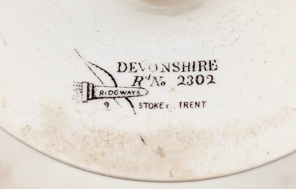 Antique Ridgways   decorative cake stand, Devonshire pattern c. 1885.