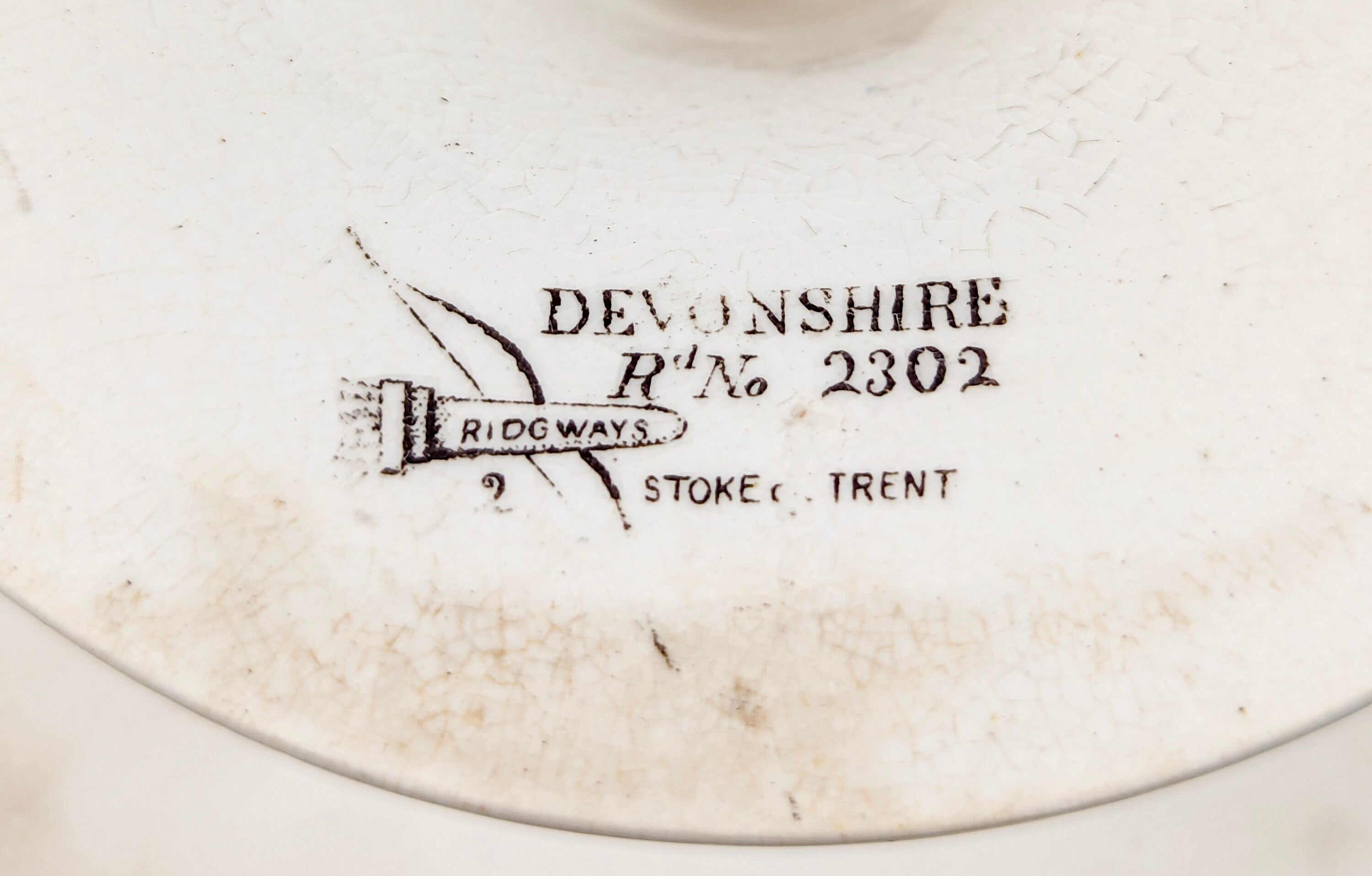 Antique Ridgways   decorative cake stand, Devonshire pattern c. 1885.