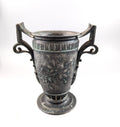 A classical Greek-style pewter amphora Jules Brateau, circa 1900.
