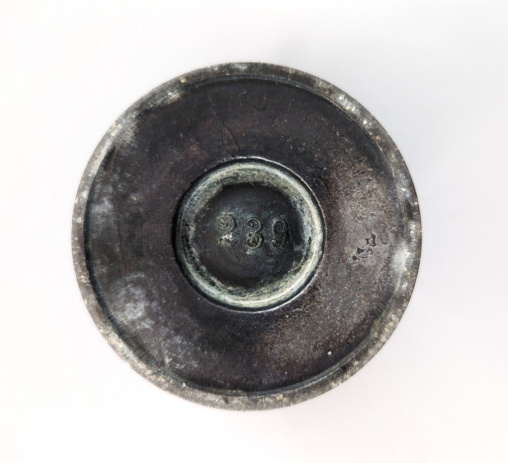 A classical Greek-style pewter amphora Jules Brateau, circa 1900.
