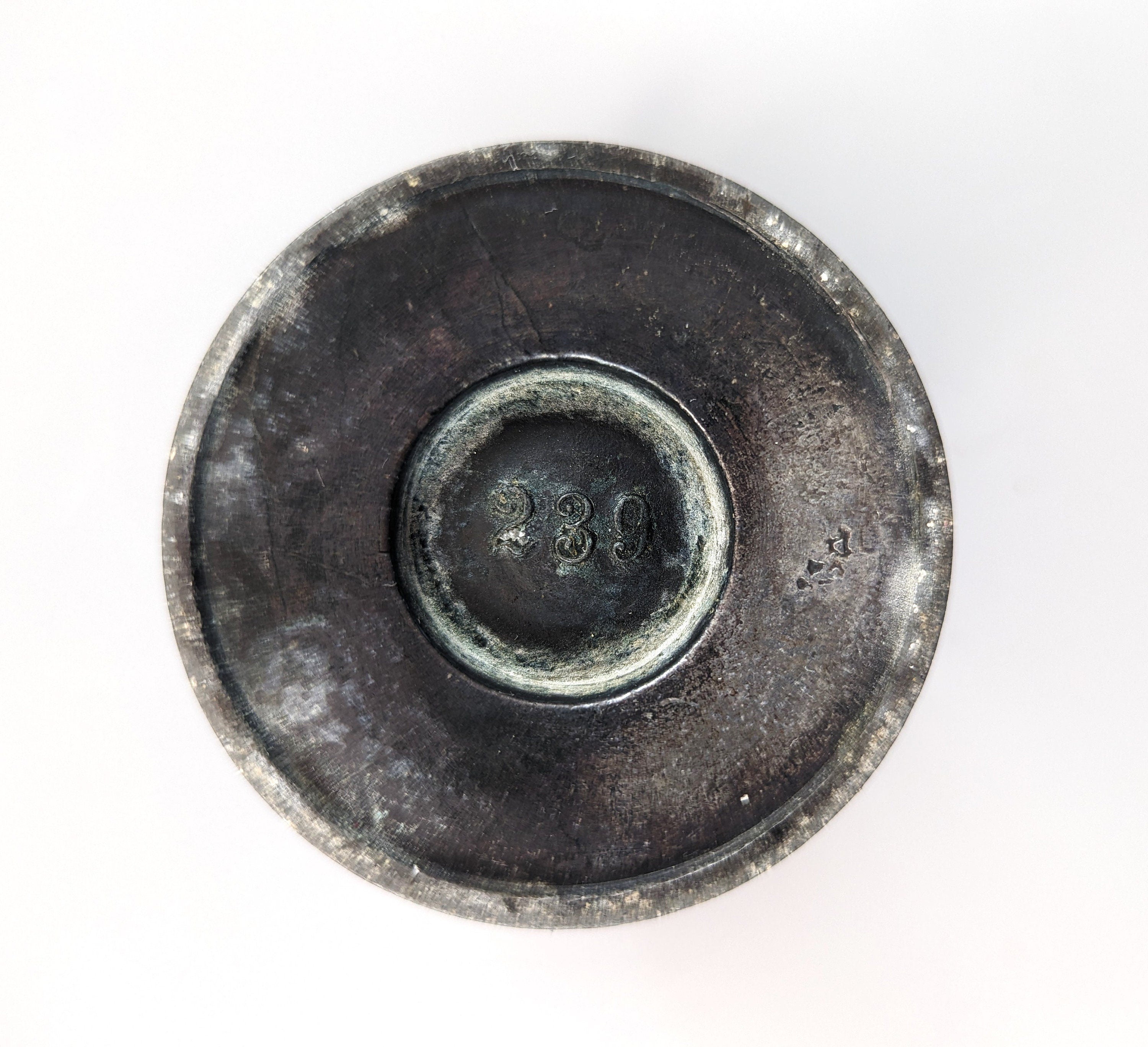 A classical Greek-style pewter amphora Jules Brateau, circa 1900.
