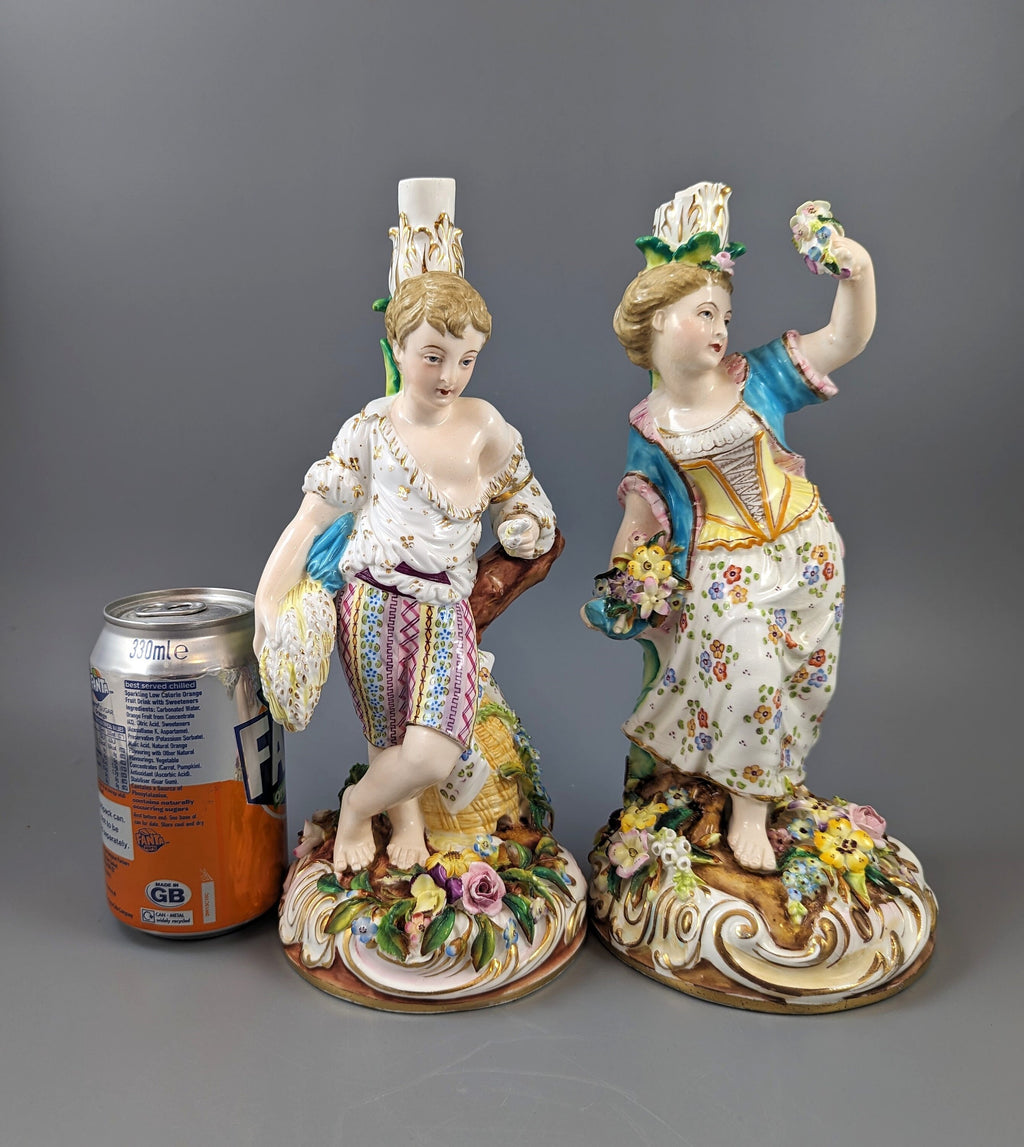John Bevington figural candlesticks, c. 1880