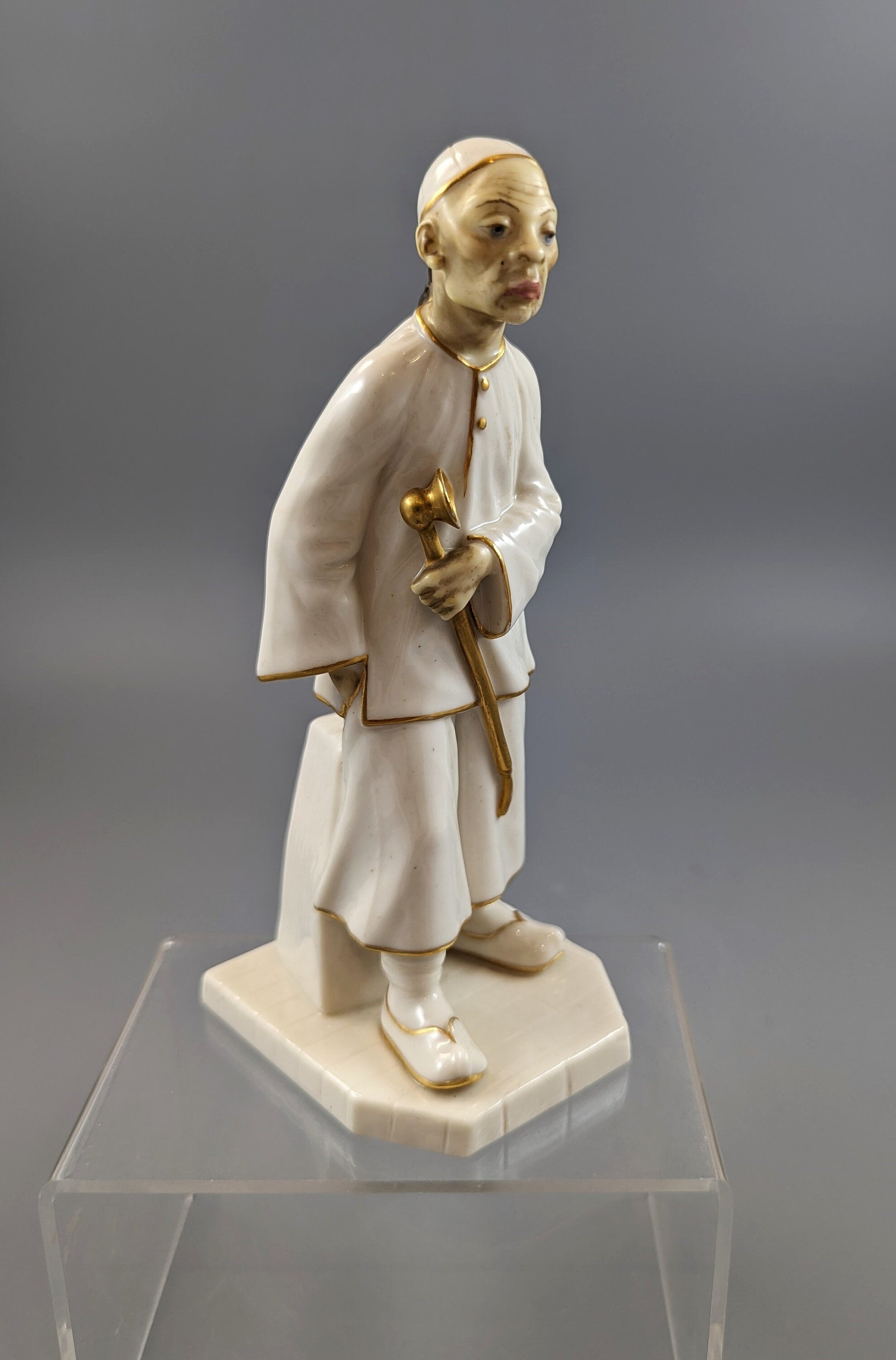 A Royal Worcester figure of a Chinese man,1883