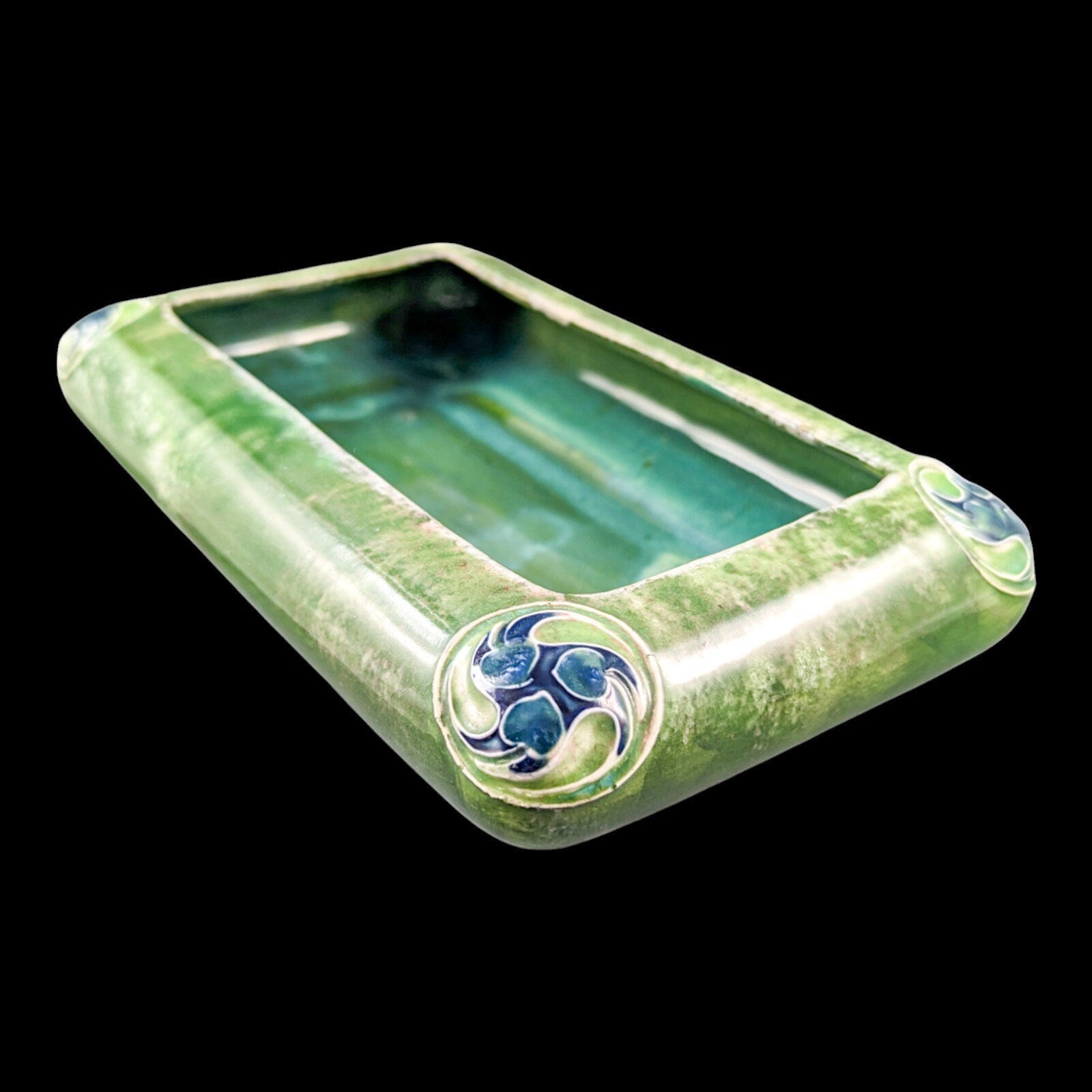 William Moorcroft Flamminian Ware Dish: Art Nouveau Pottery for Liberty & Co.