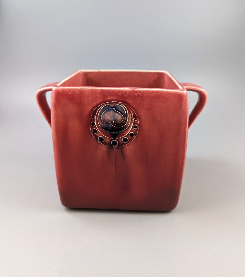 William Moorcroft Flamminian Ware Biscuit Box for Liberty & Co.