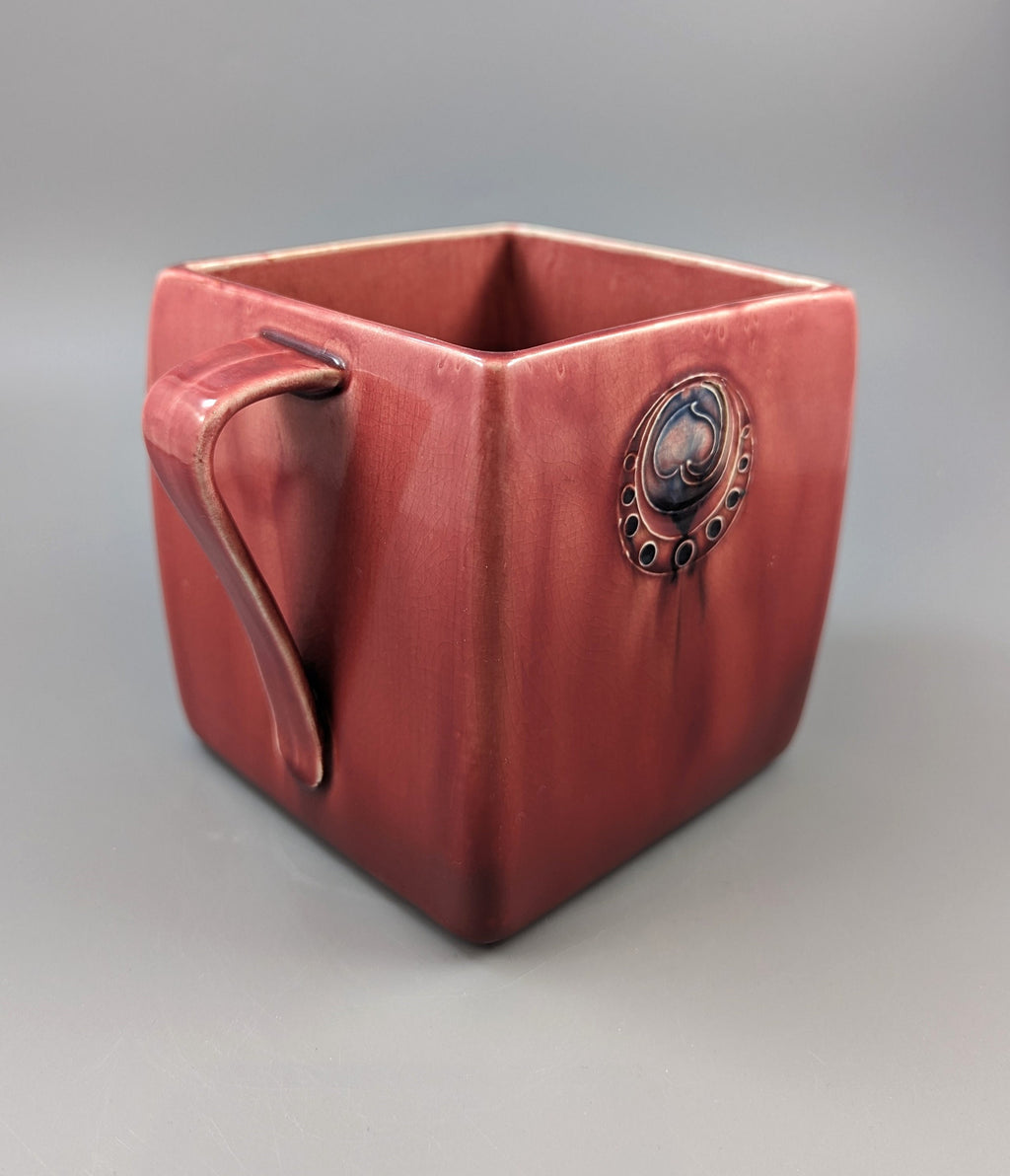 William Moorcroft Flamminian Ware Biscuit Box for Liberty & Co.