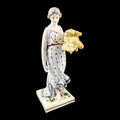 Frankenthal style  allegorical figurine  symbolizing Autumn