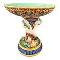 Antique Minton Majolica Centerpiece, Bacchanalian Cupids,с.1864