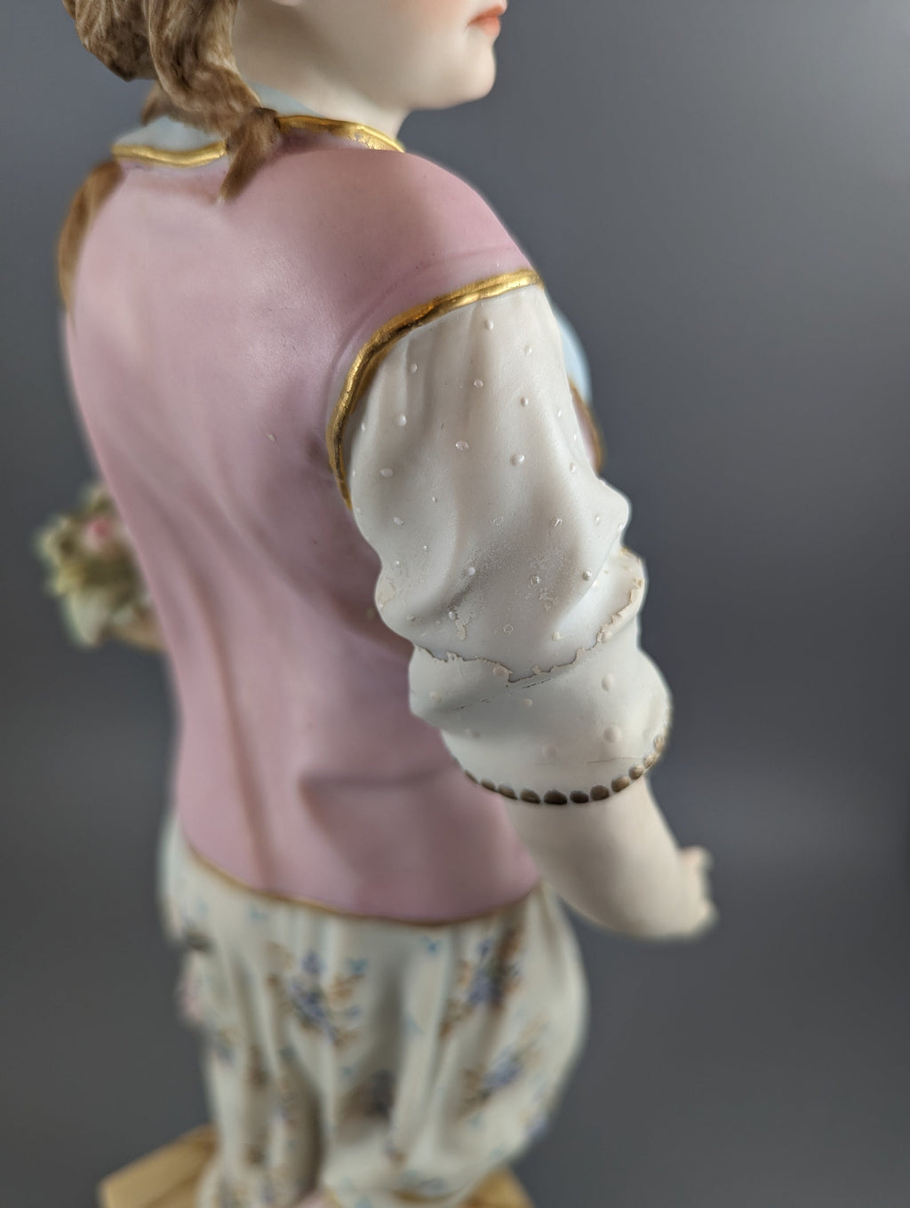 A Copeland coloured parian figure 'ADVERSITY'  ,C.1870,very rare.