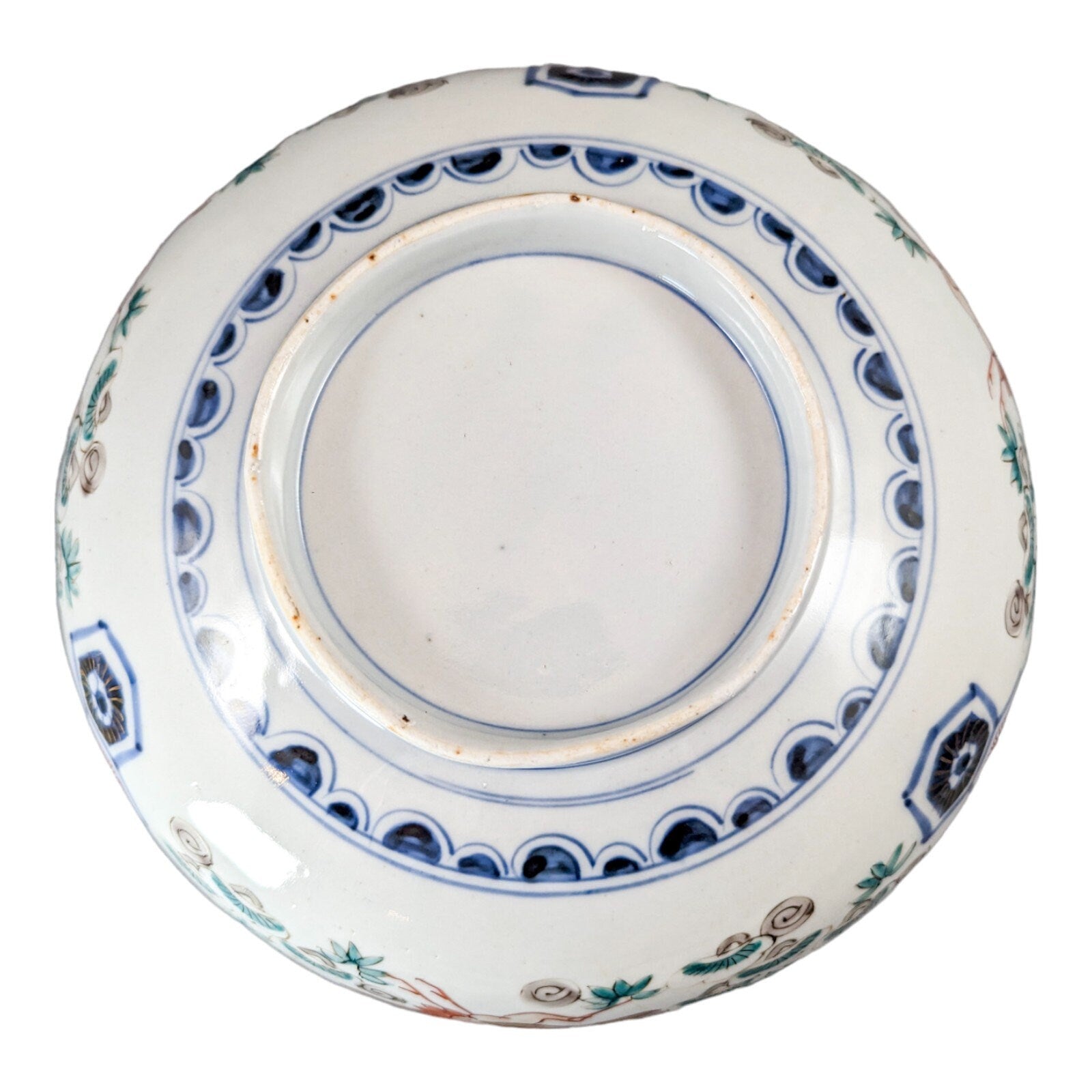 Antique Japanese Imari bowl with rare pattern.