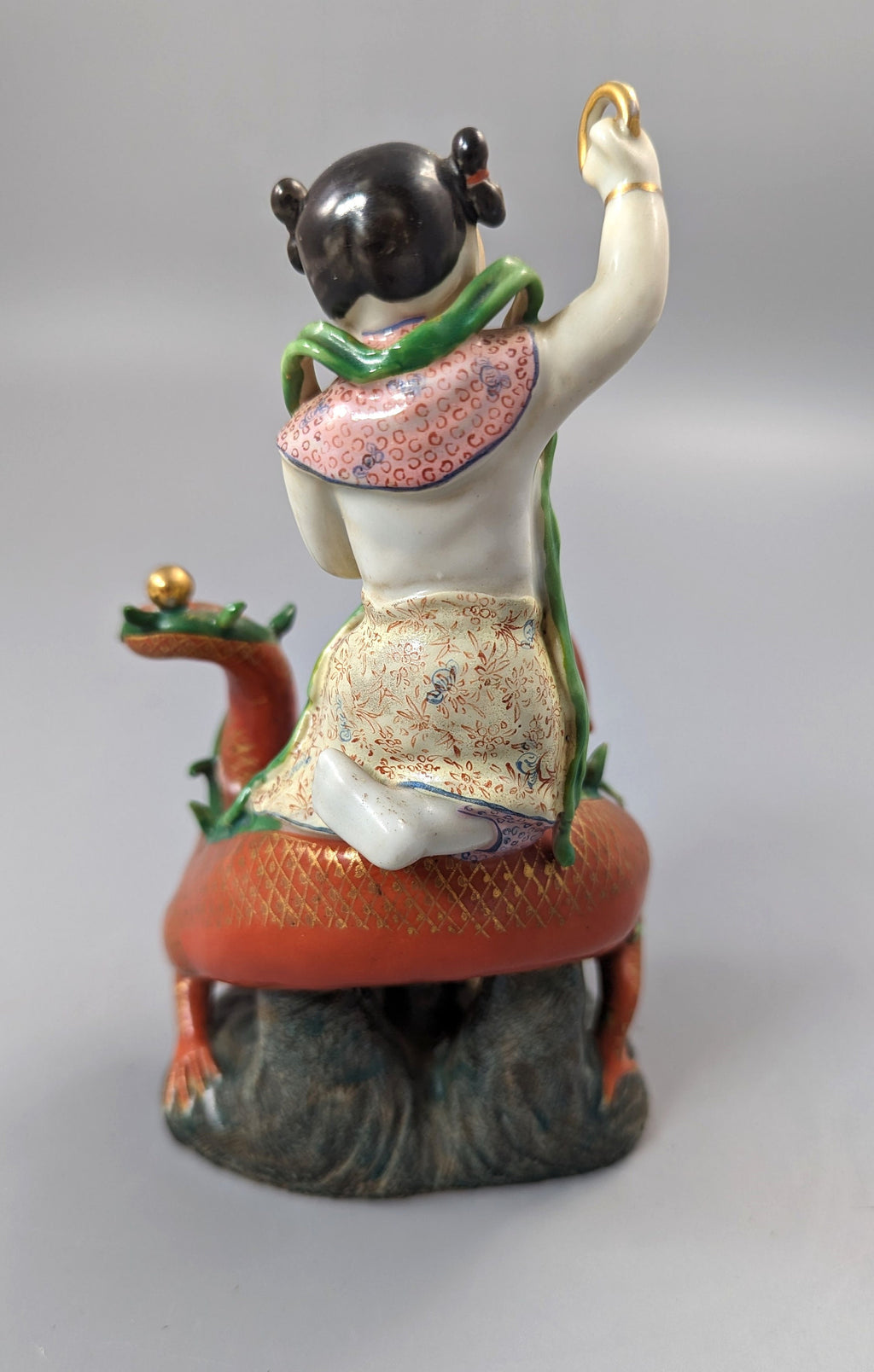 Chinese famille-rose figure of Nezha, c.19 th