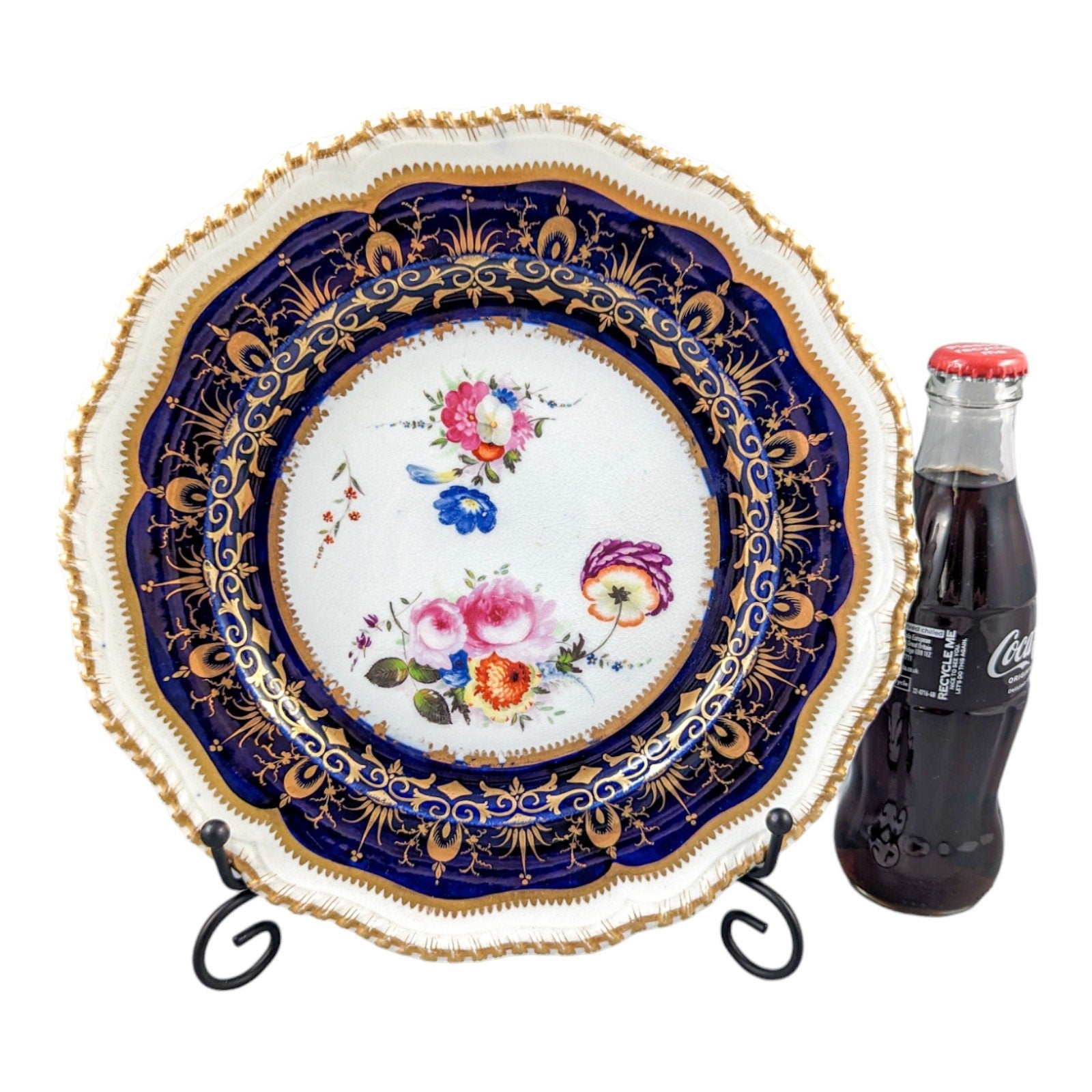 Coalport Hand Painted Plate,c.1820