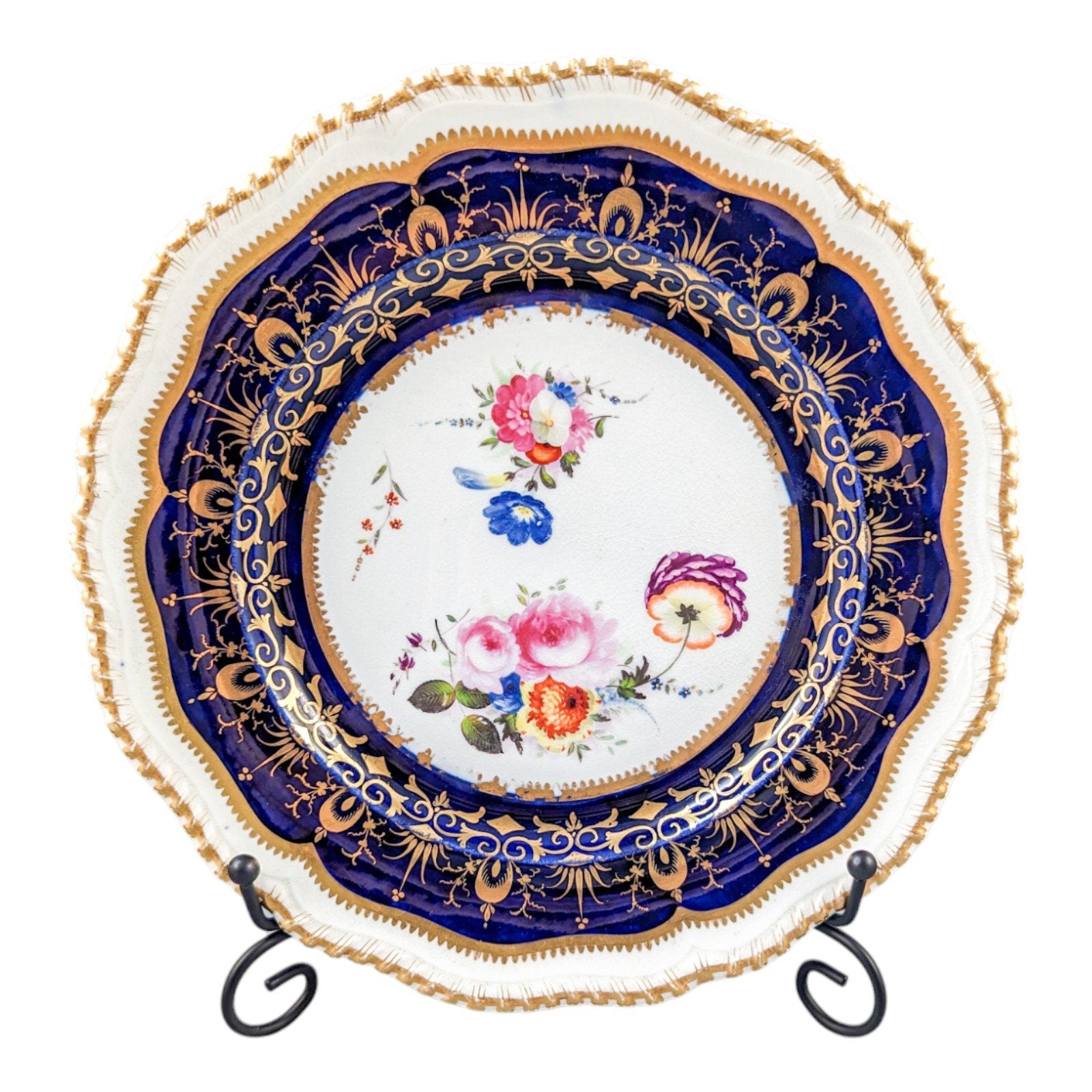 Coalport Hand Painted Plate,c.1820