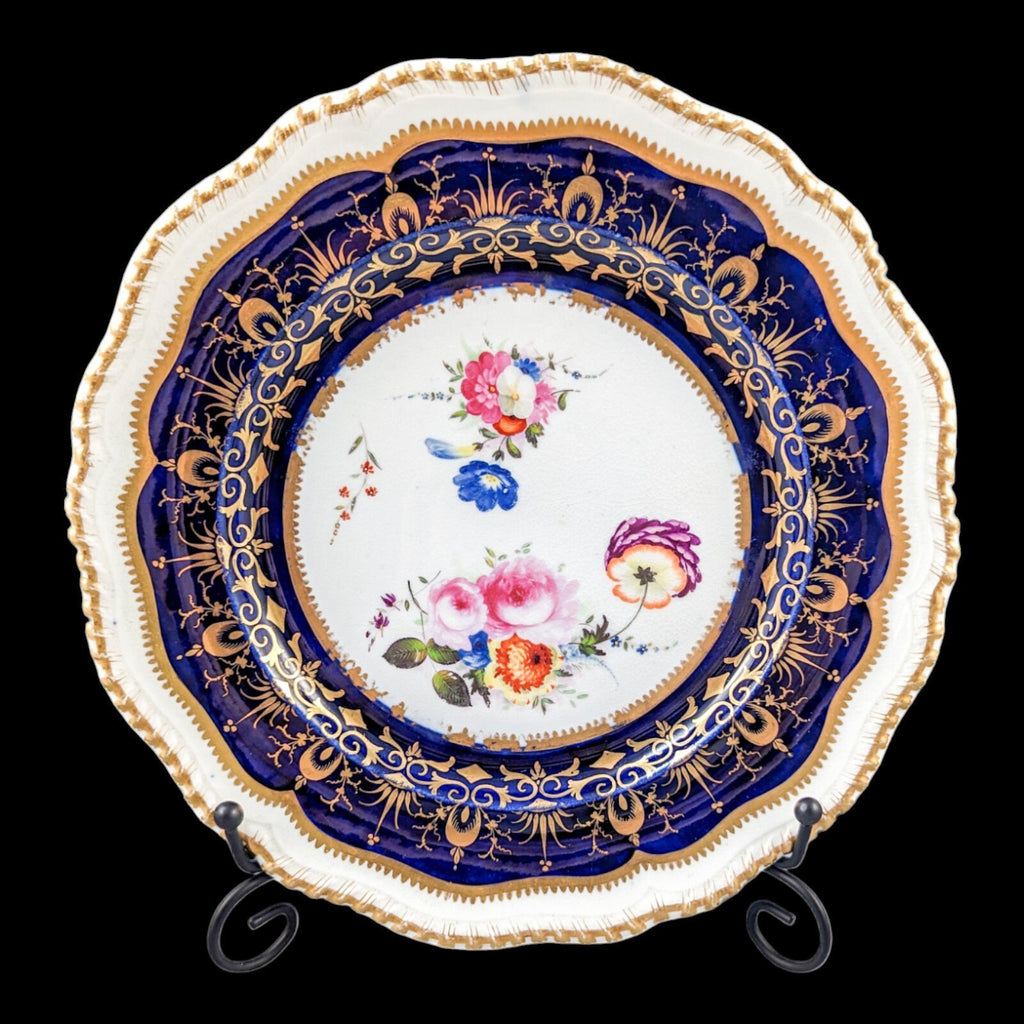 Coalport Hand Painted Plate,c.1820
