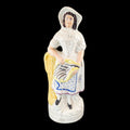 Antique    Staffordshire figurine  of Fishmonger, c.1860