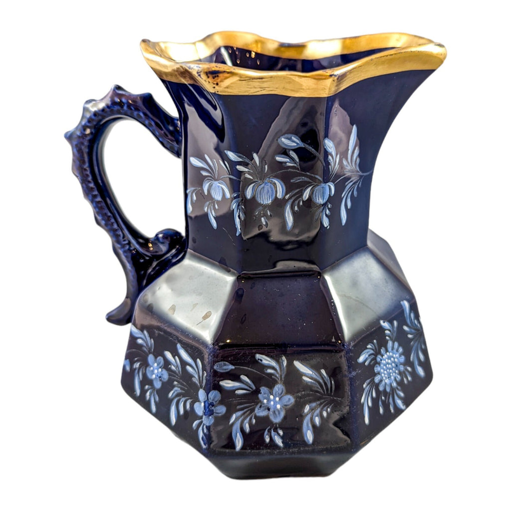 A rare antique  ironstone cobalt  jug,c.1825