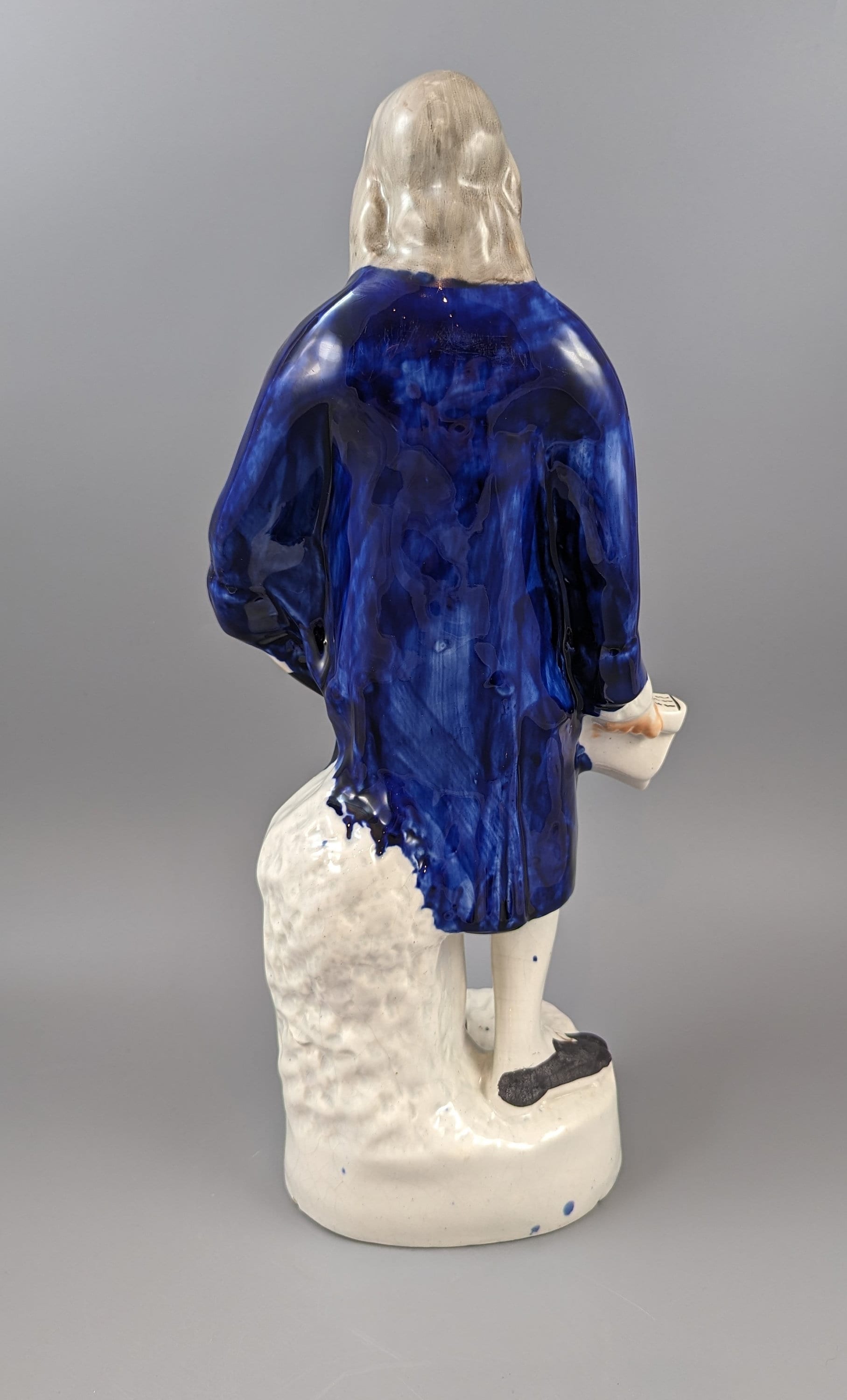 Rare Staffordshire Figure of Benjamin Franklin named Washington,circa1860.