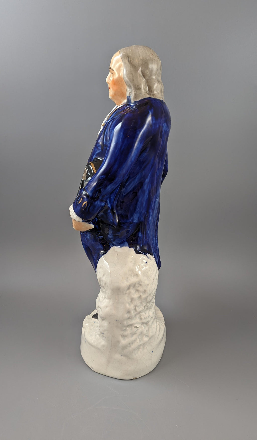 Rare Staffordshire Figure of Benjamin Franklin named Washington,circa1860.