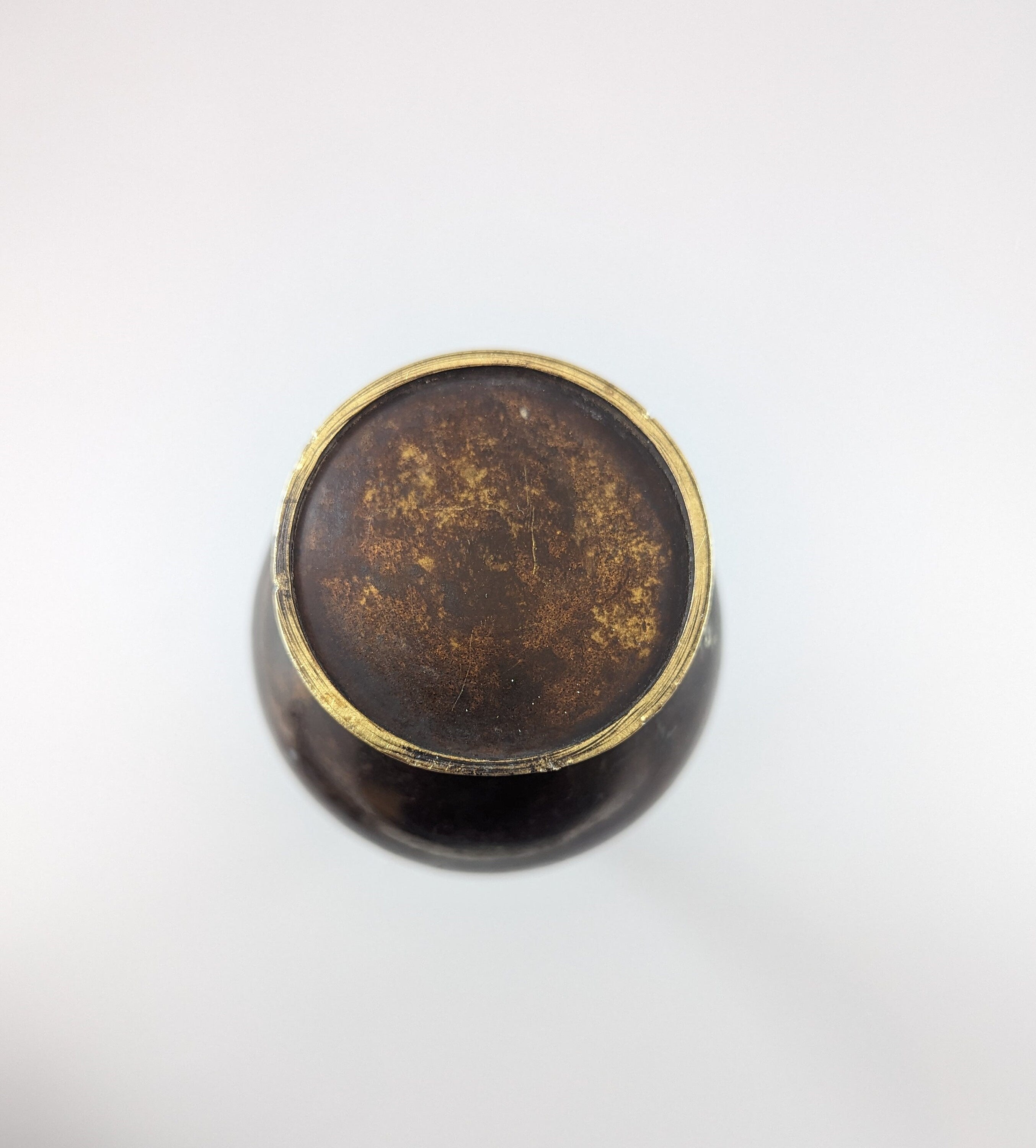 Antique Japanese bronze vase 19th century, late Mieji period