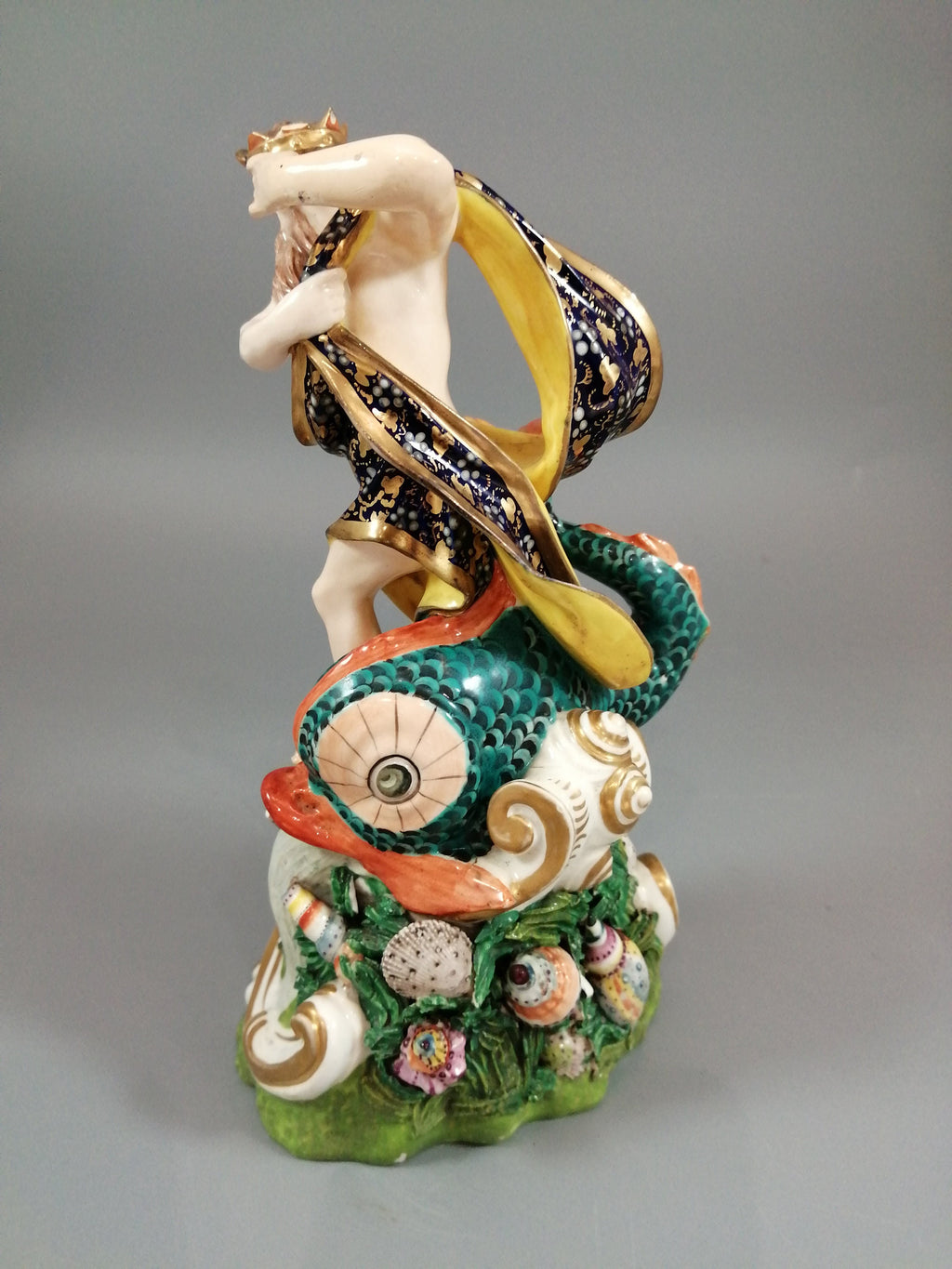 Derby porcelain figure of Neptune,Bloor period ,c.1830