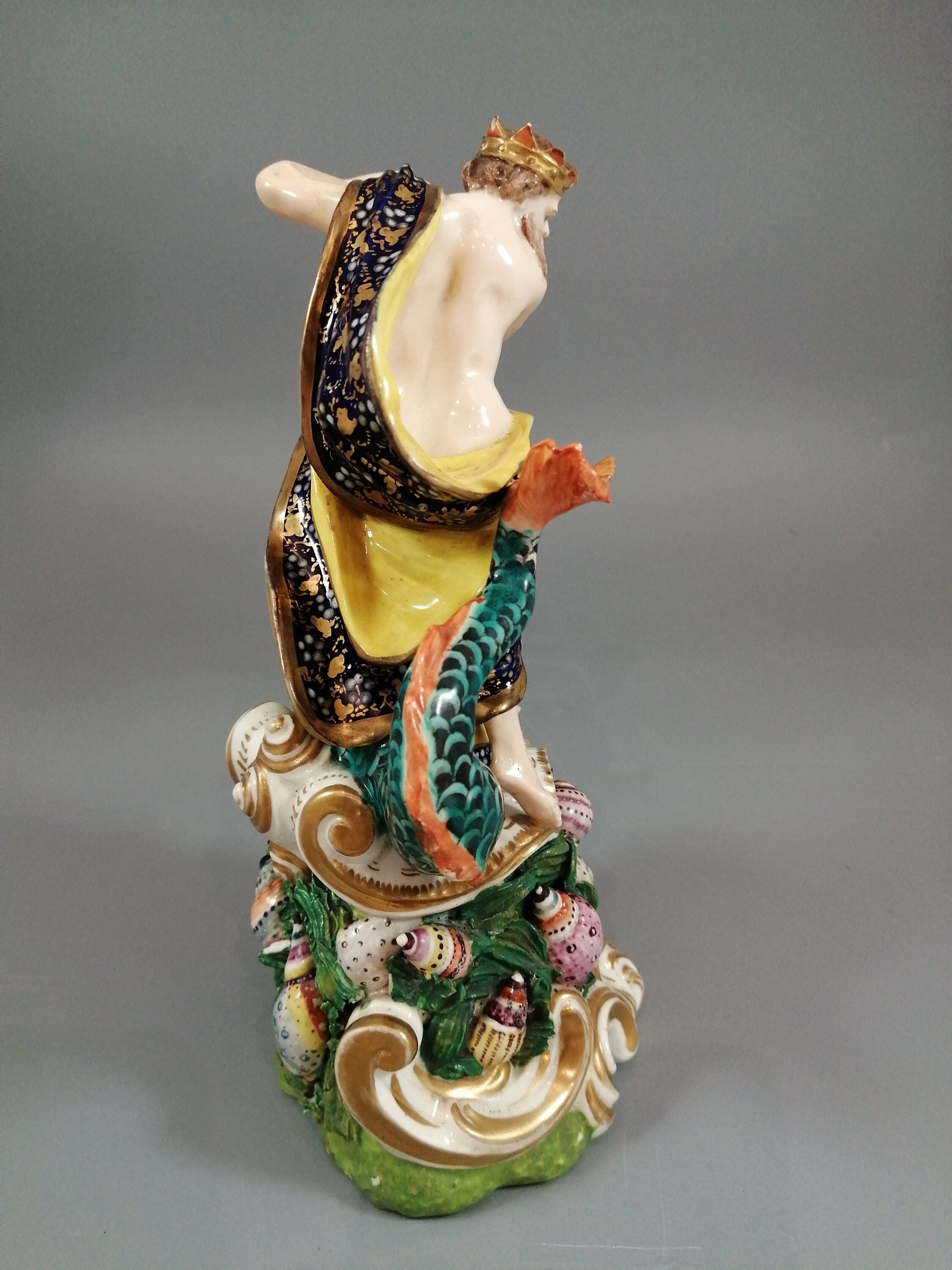 Derby porcelain figure of Neptune,Bloor period ,c.1830