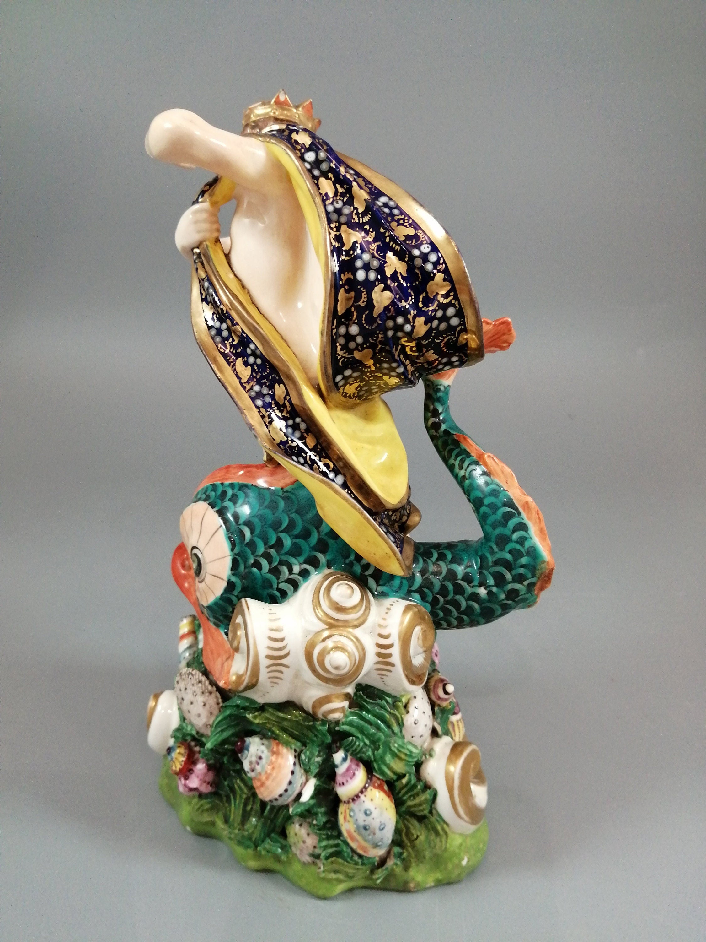 Derby porcelain figure of Neptune,Bloor period ,c.1830