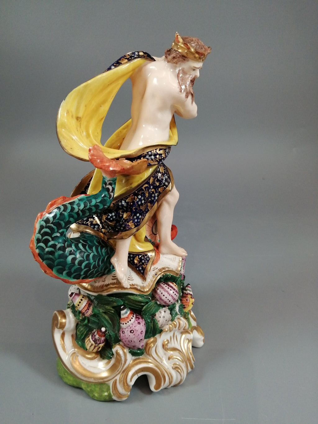 Derby porcelain figure of Neptune,Bloor period ,c.1830