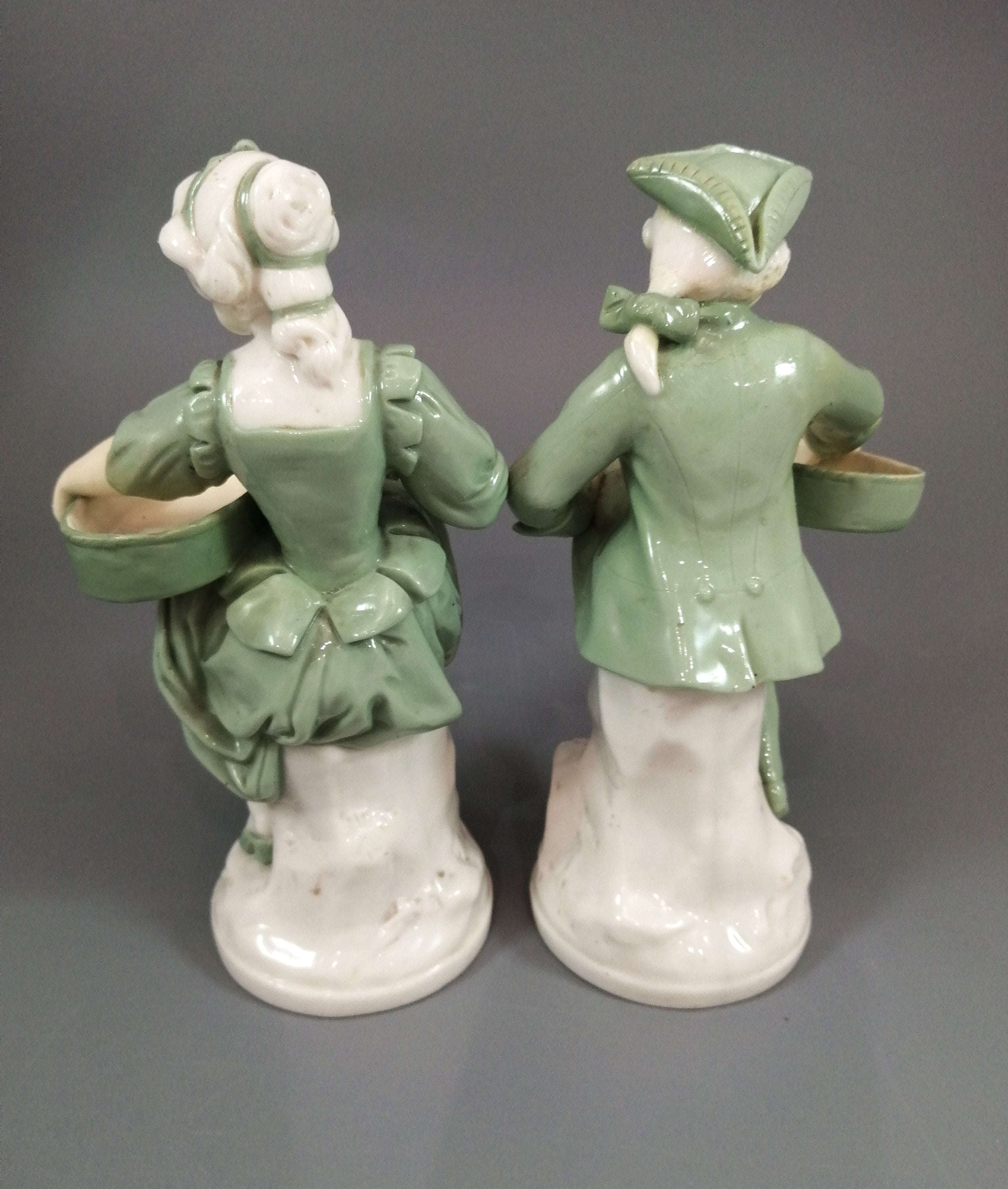 Minton a pair of celadon figurines,  с.1869