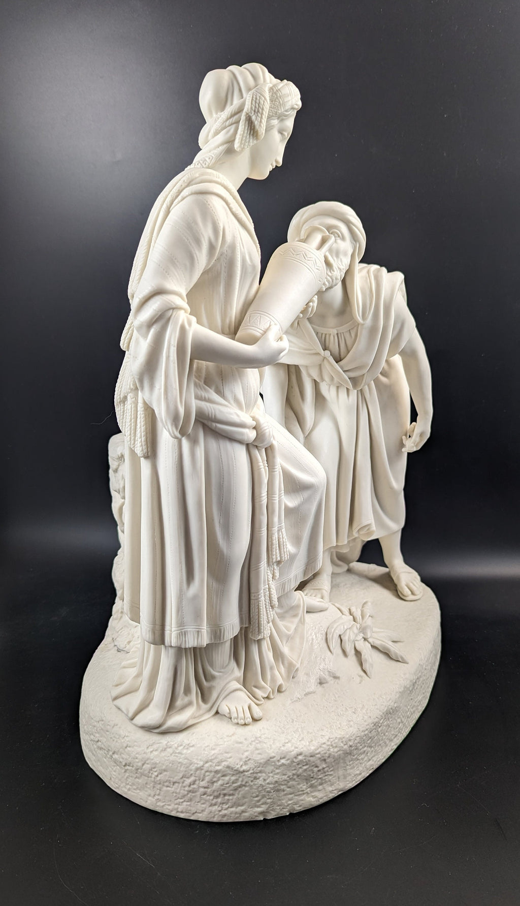 A Сopeland's parian group " Rebekah at the well"  с.1868