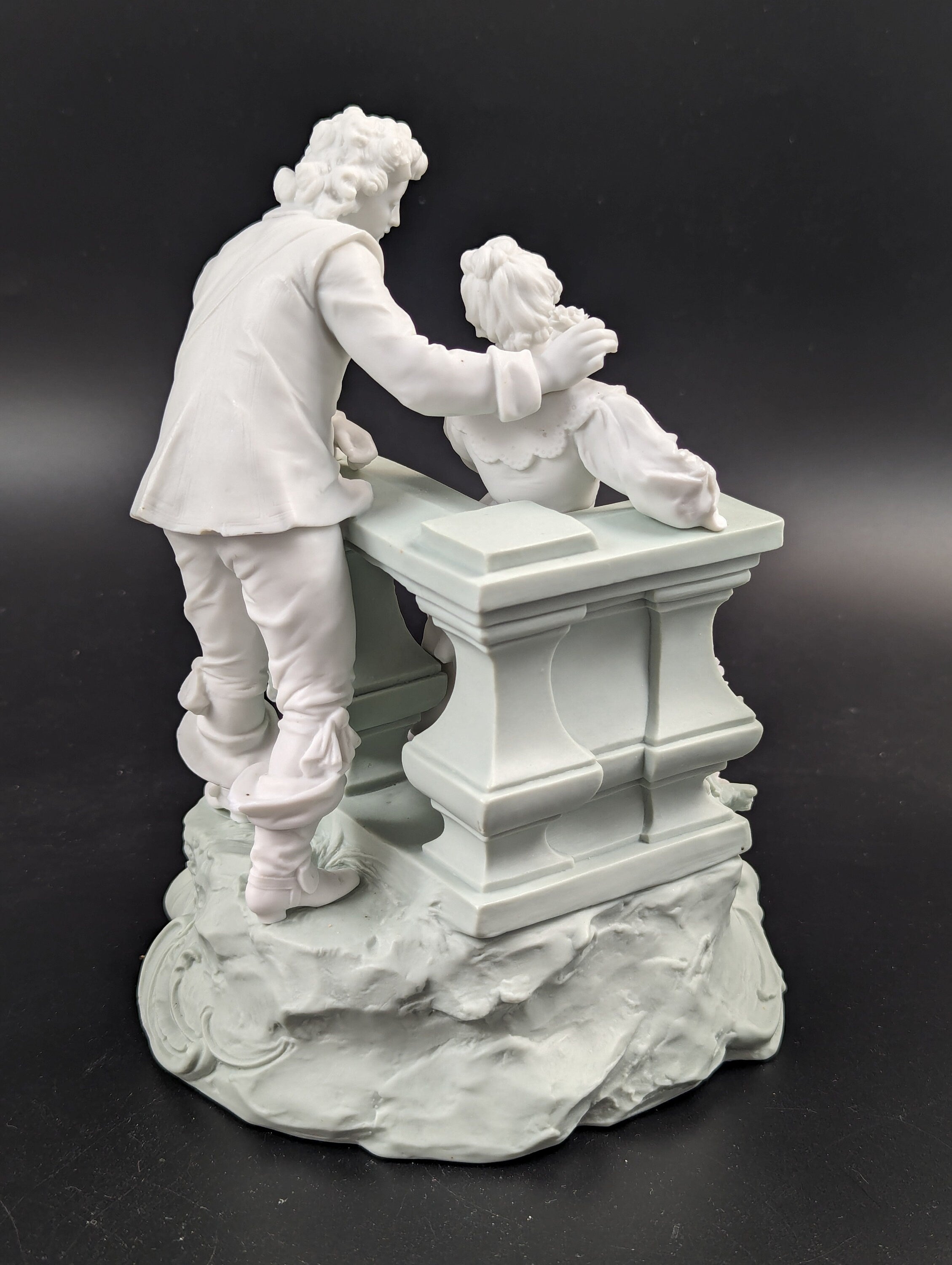 Parian biscuit figurine  by Triebner Ens & Co, Volkstedt, c. 1894-1900.
