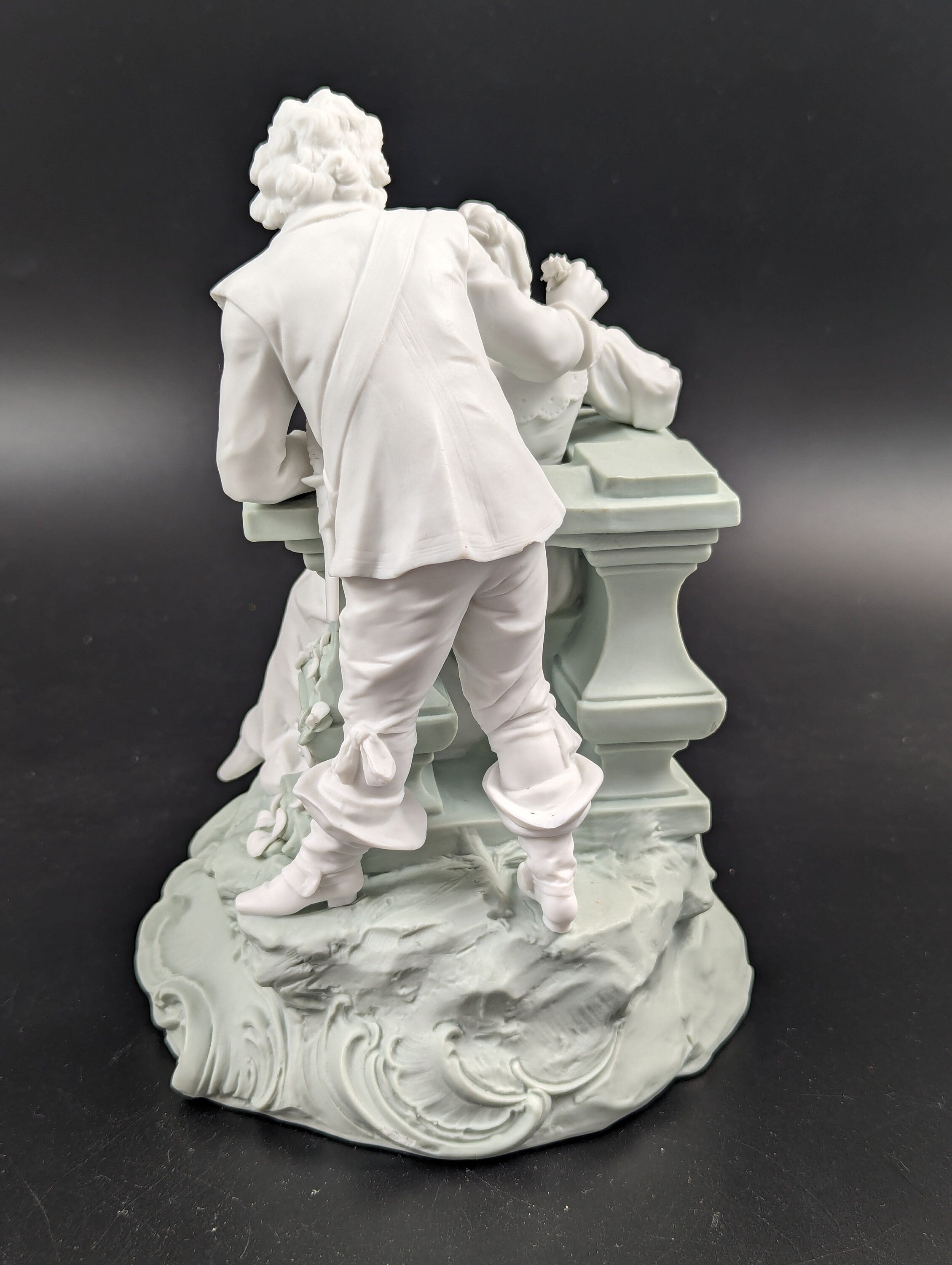 Parian biscuit figurine  by Triebner Ens & Co, Volkstedt, c. 1894-1900.