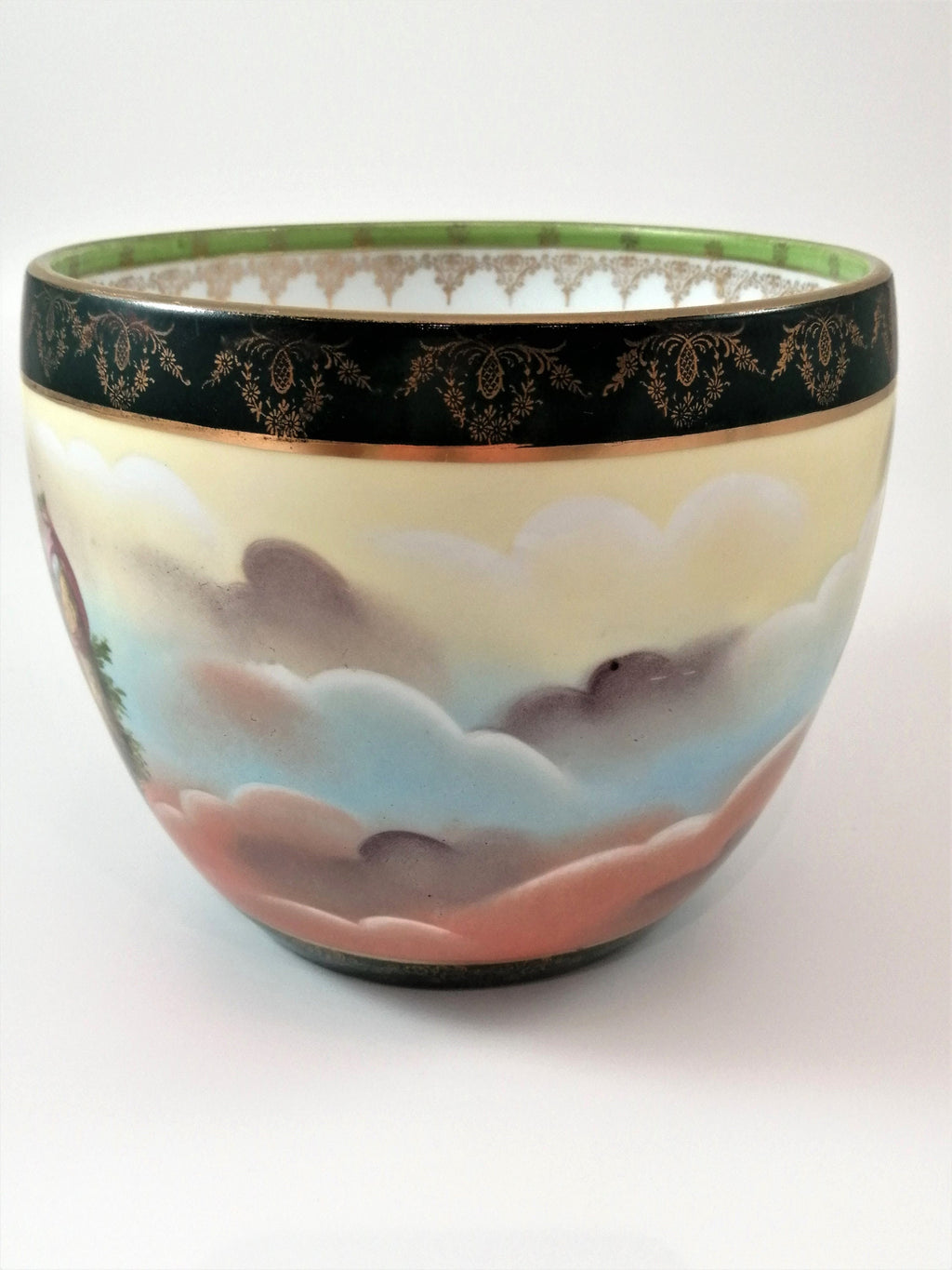 Rare Bowl with Classical Scenes by ROYAL VIENNA, c. 1790