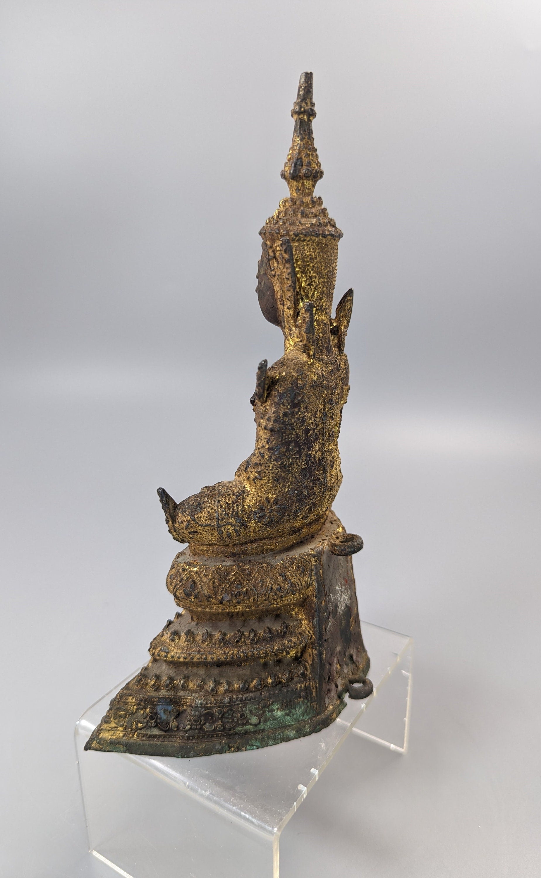 Buddha Shakyamuni on high throne,Thai ,18th/19th C.