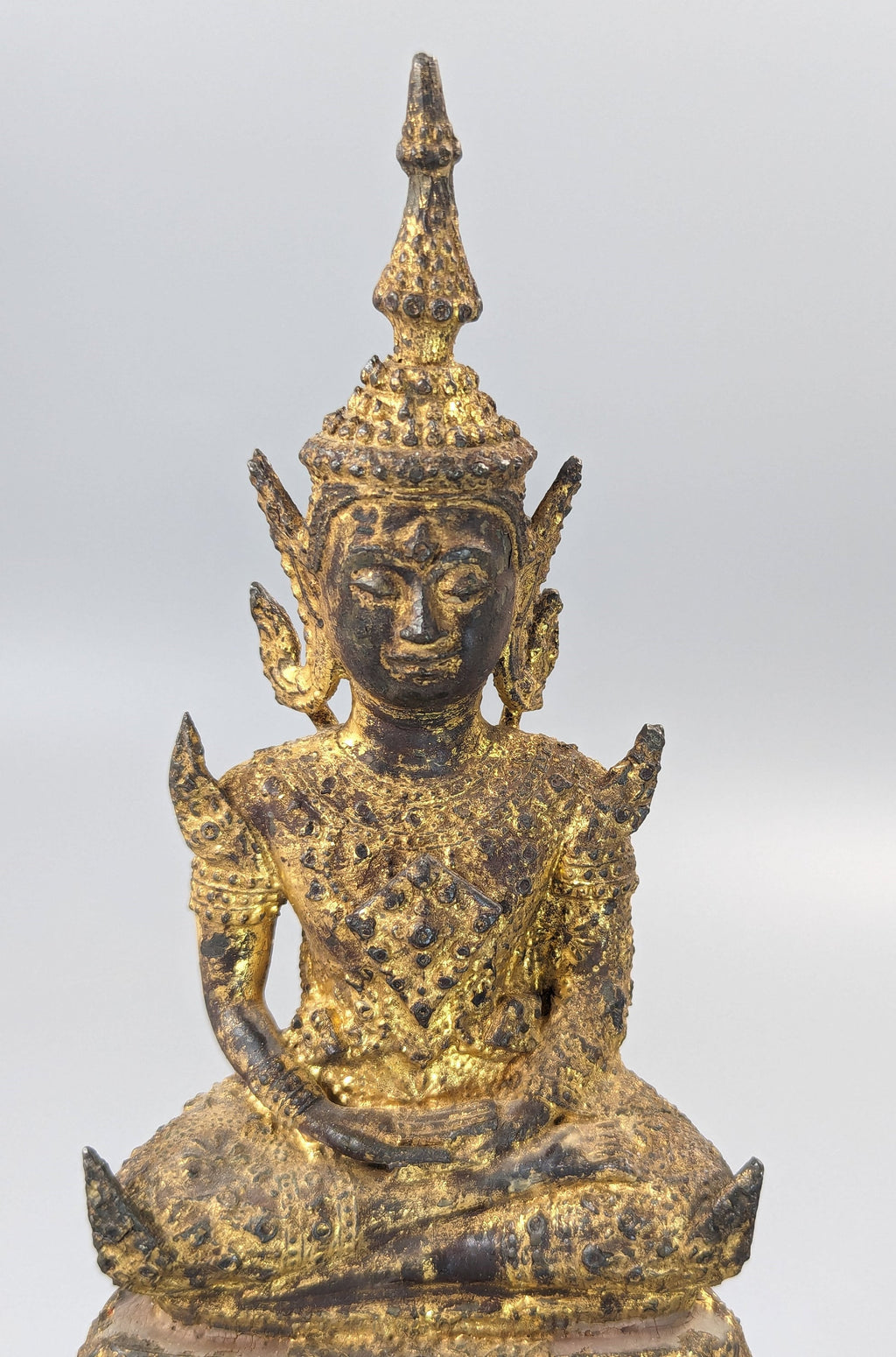 Buddha Shakyamuni on high throne,Thai ,18th/19th C.