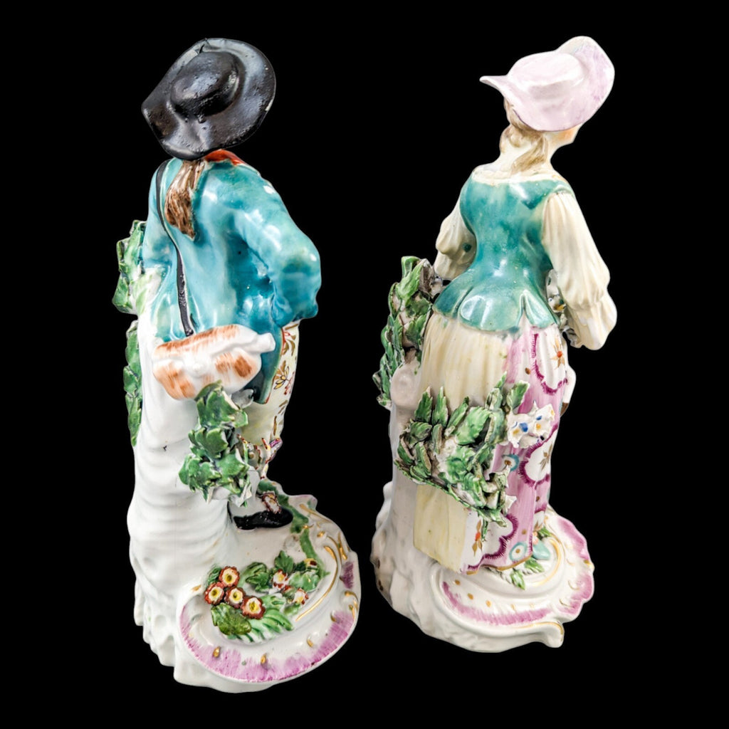 Early Derby, Patch Period,  Garland Shepherds, c. 1765