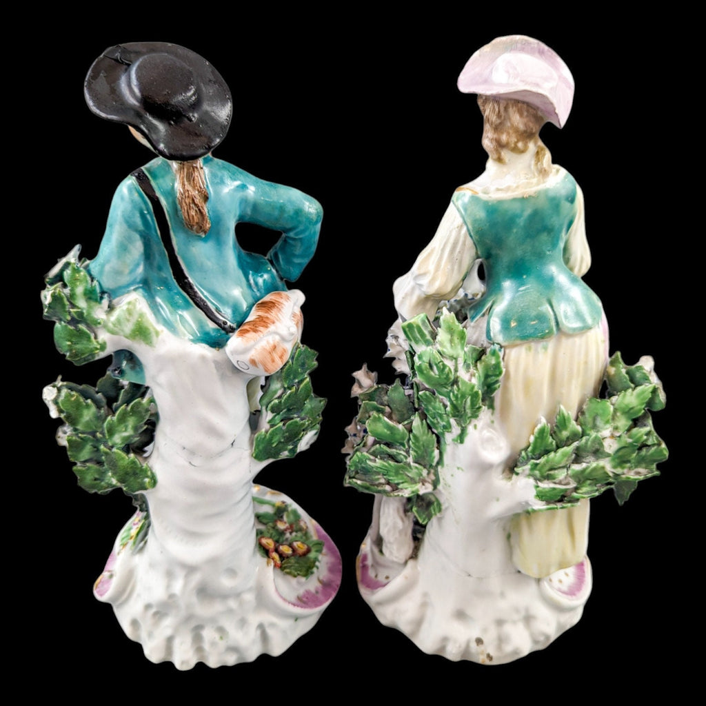 Early Derby, Patch Period,  Garland Shepherds, c. 1765
