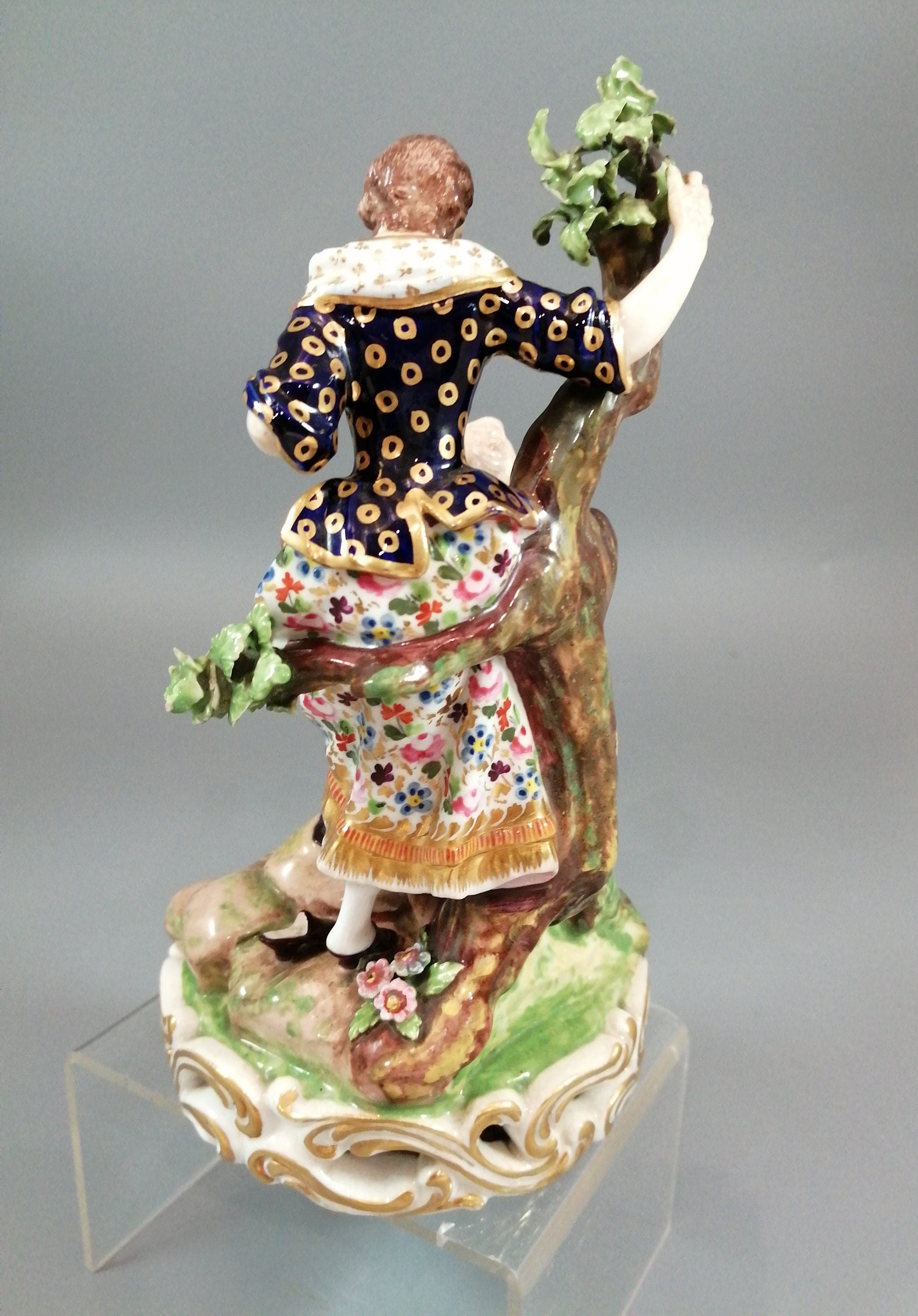 Antique Derby Figurine Shoemaker, early 19th century, rare.