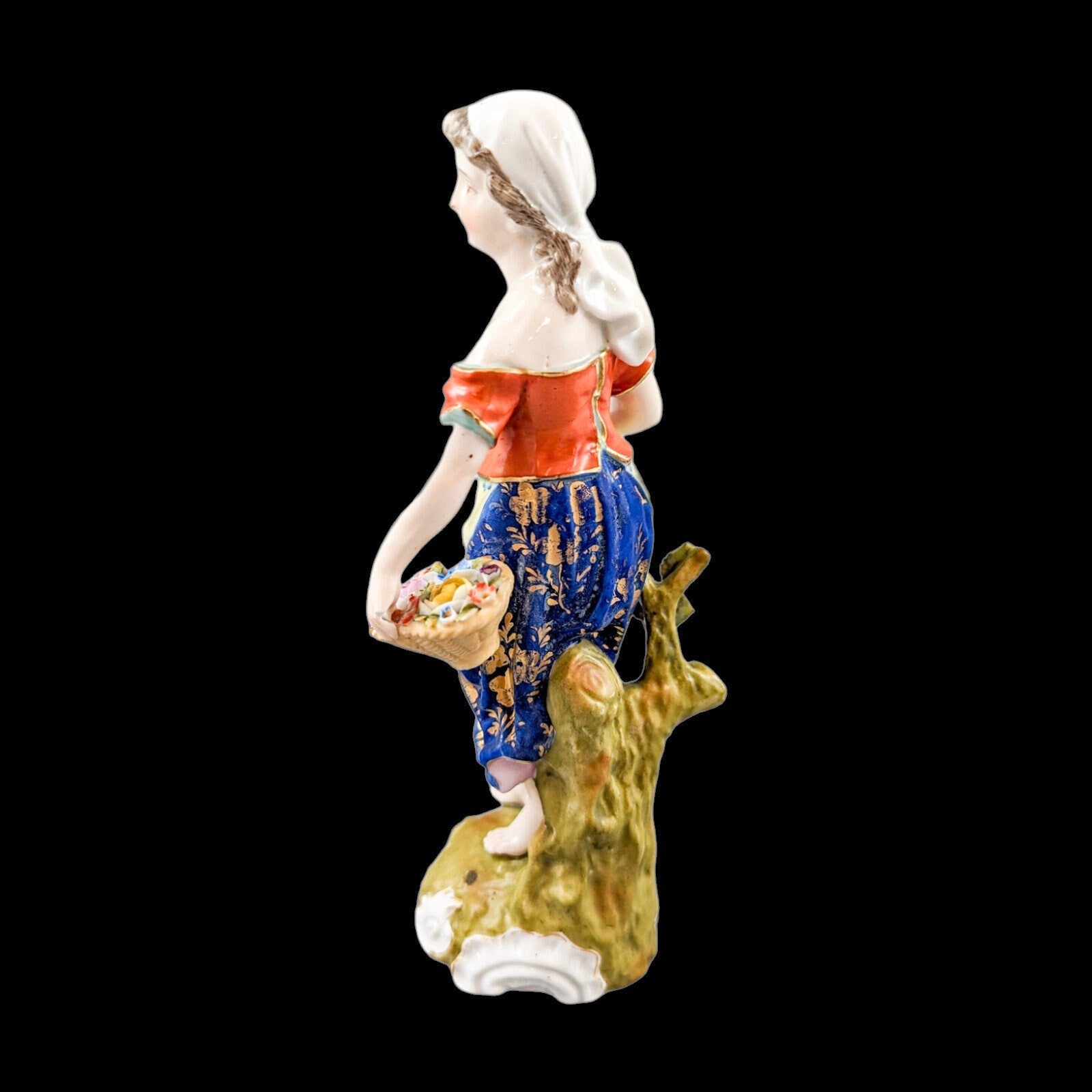 Antique Sitzendorf porcelain figurine ,Late 19th century
