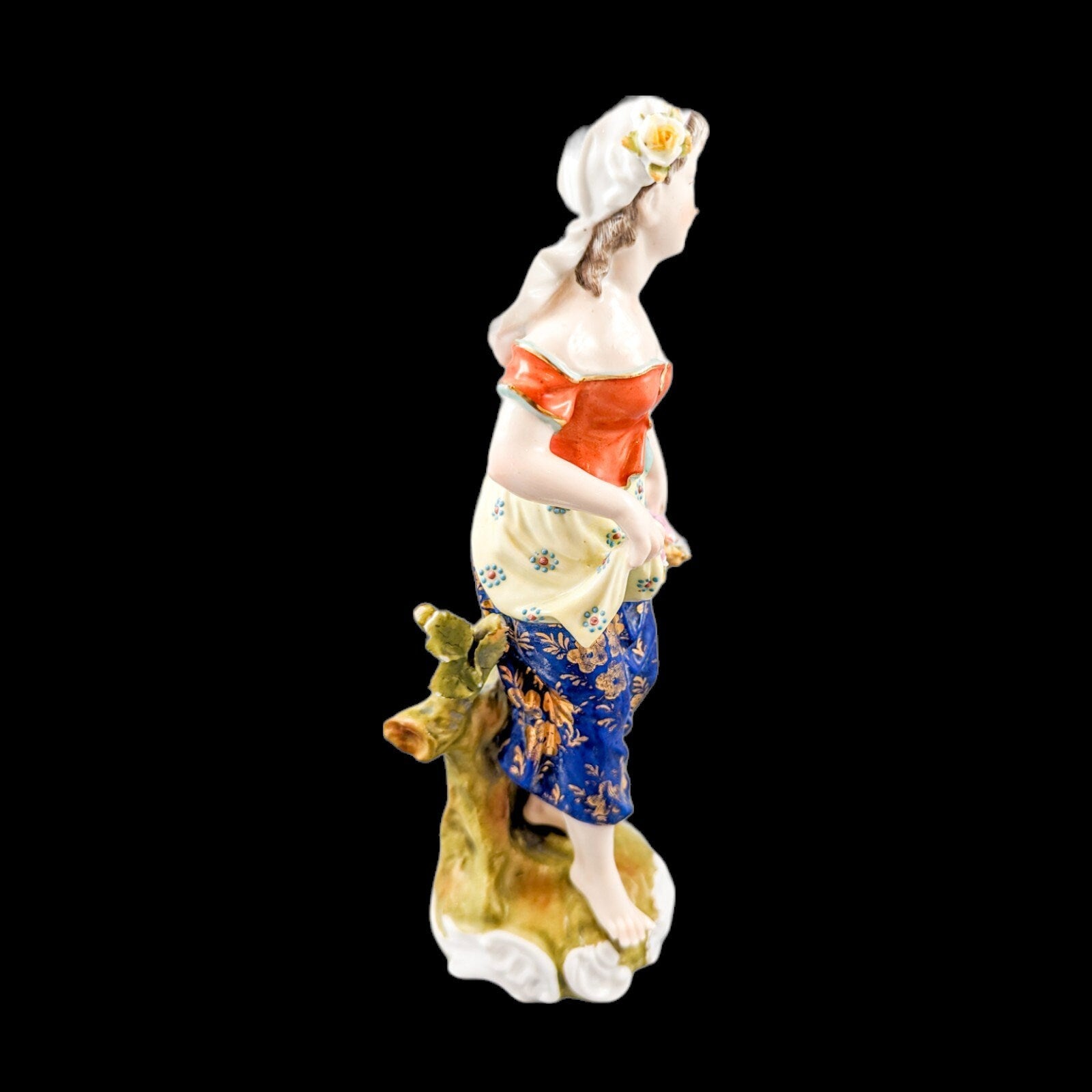 Antique Sitzendorf porcelain figurine ,Late 19th century