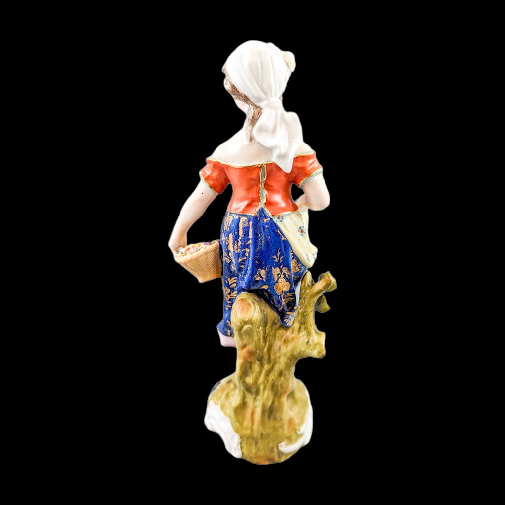 Antique Sitzendorf porcelain figurine ,Late 19th century