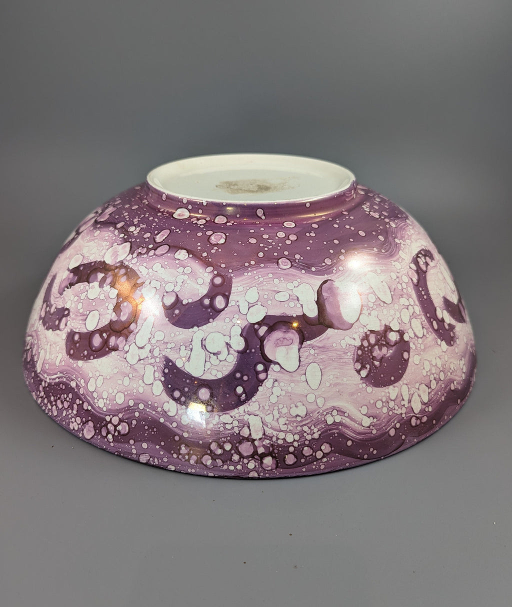 Sunderland Pink Lustre Large Bowl with transfer ‘Ship Caroline’, c. 1899.