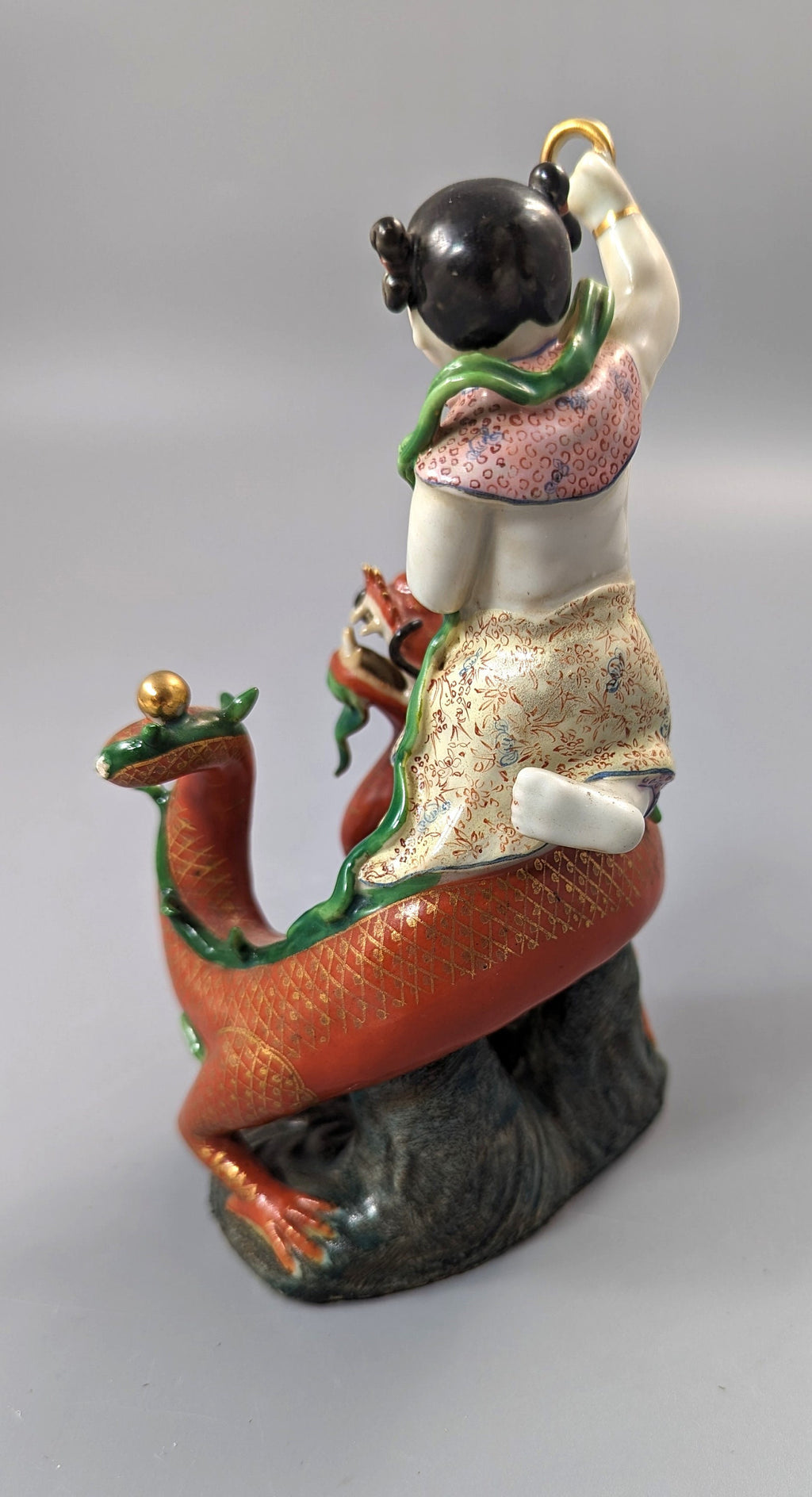 Chinese famille-rose figure of Nezha, c.19 th