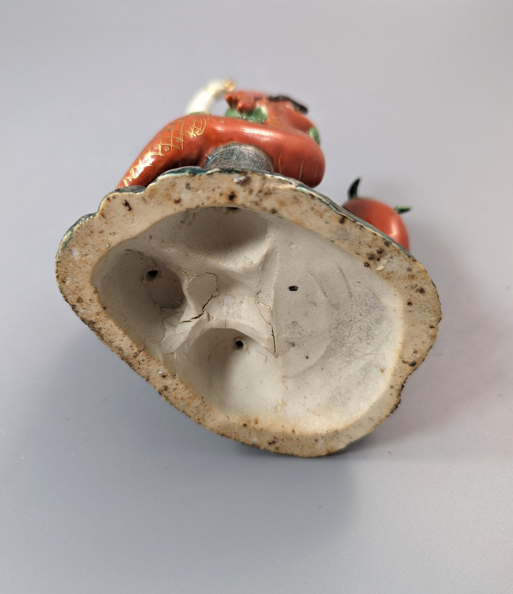 Chinese famille-rose figure of Nezha, c.19 th