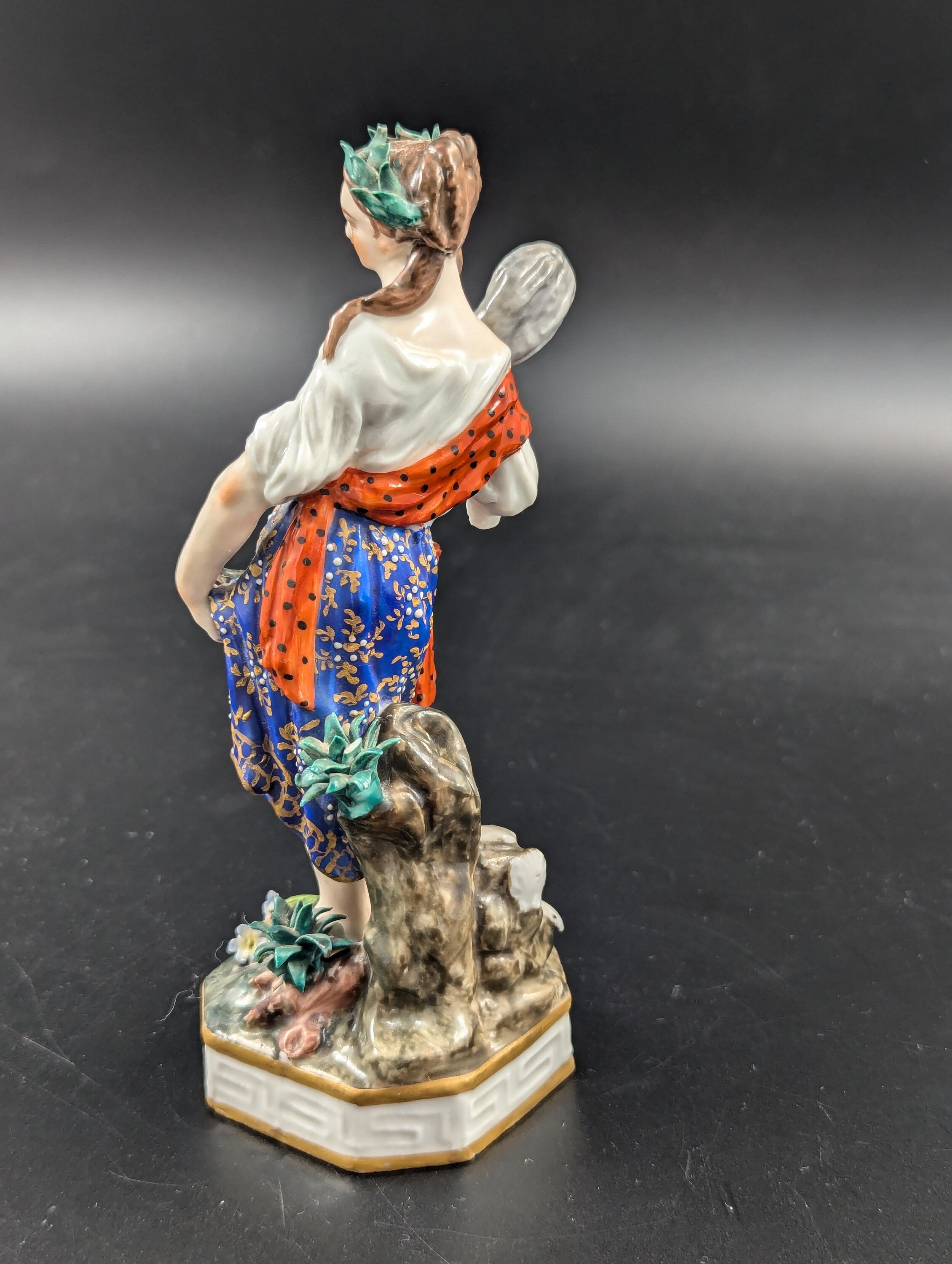 Antique Derby figurine, "Water element" c. 1800.