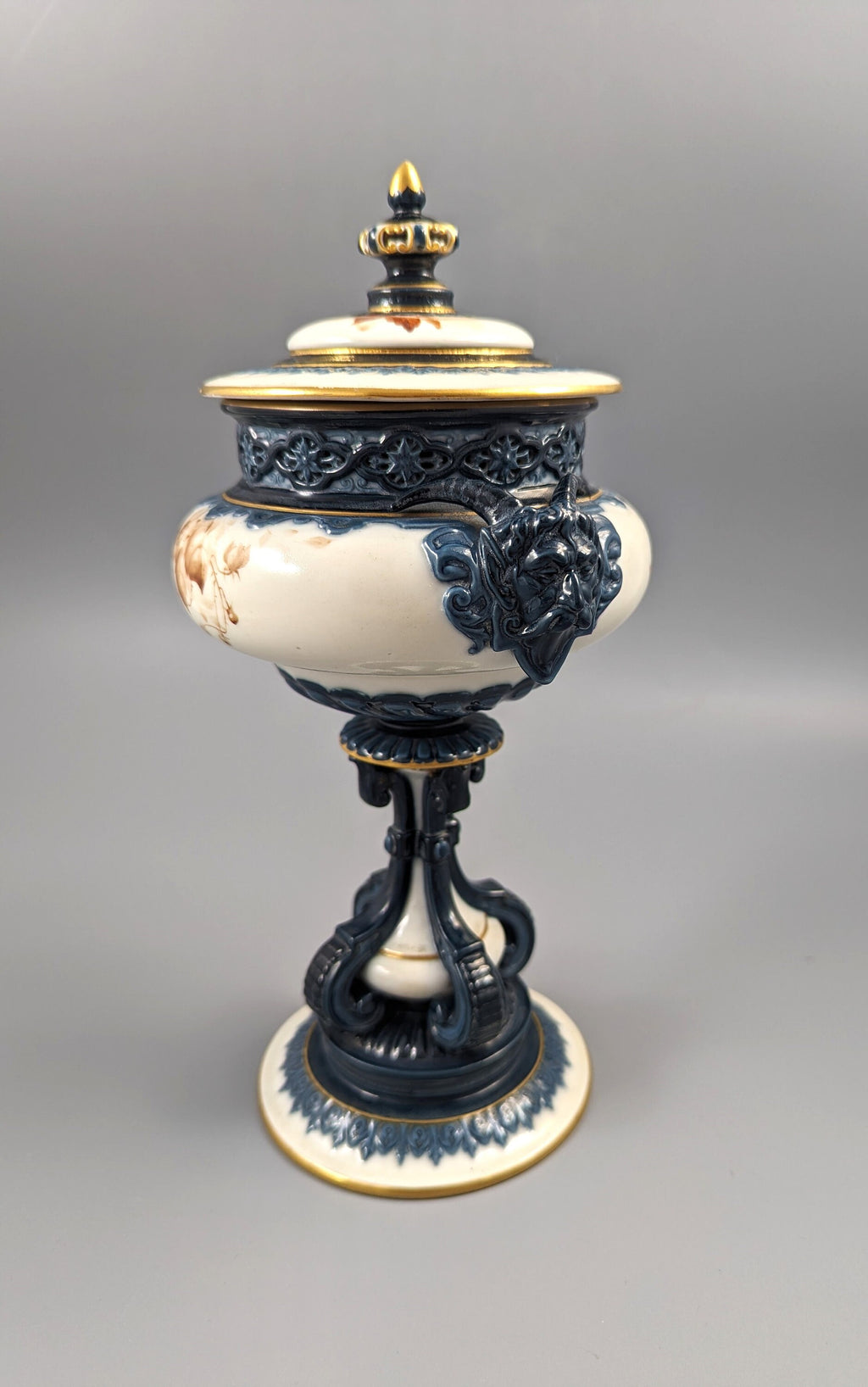 Hadley’s & Sons Worcester Pedestal Vase, c.1899