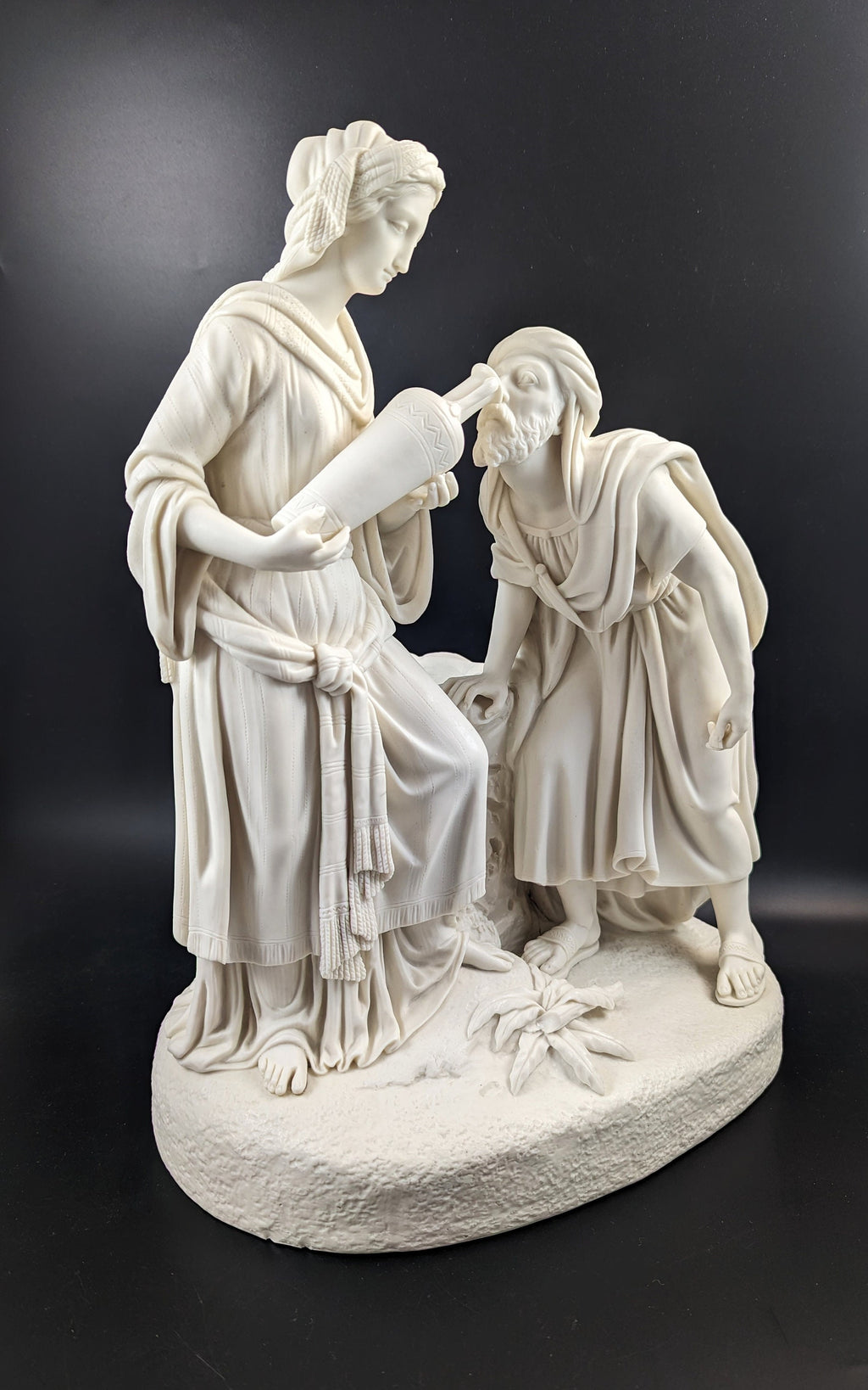 A Сopeland's parian group " Rebekah at the well"  с.1868