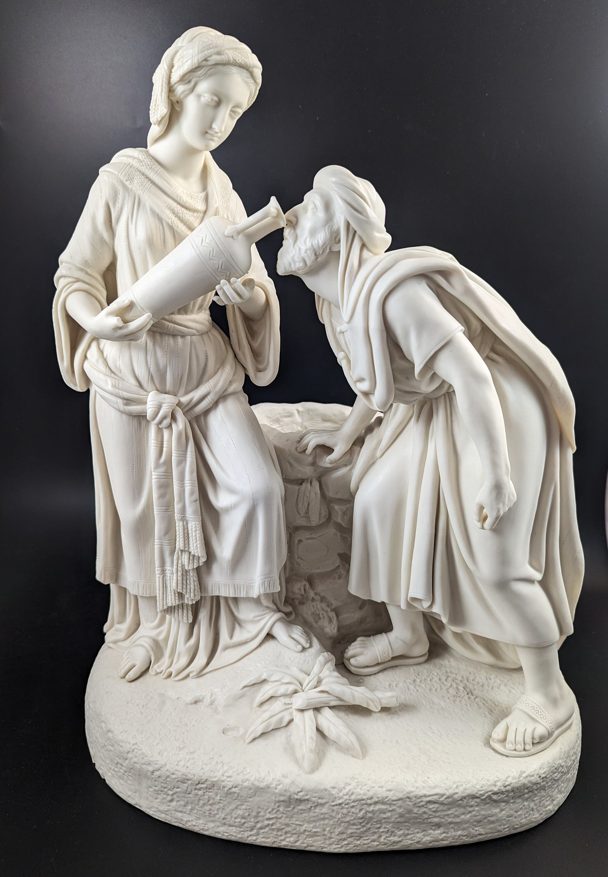 A Сopeland's parian group " Rebekah at the well"  с.1868