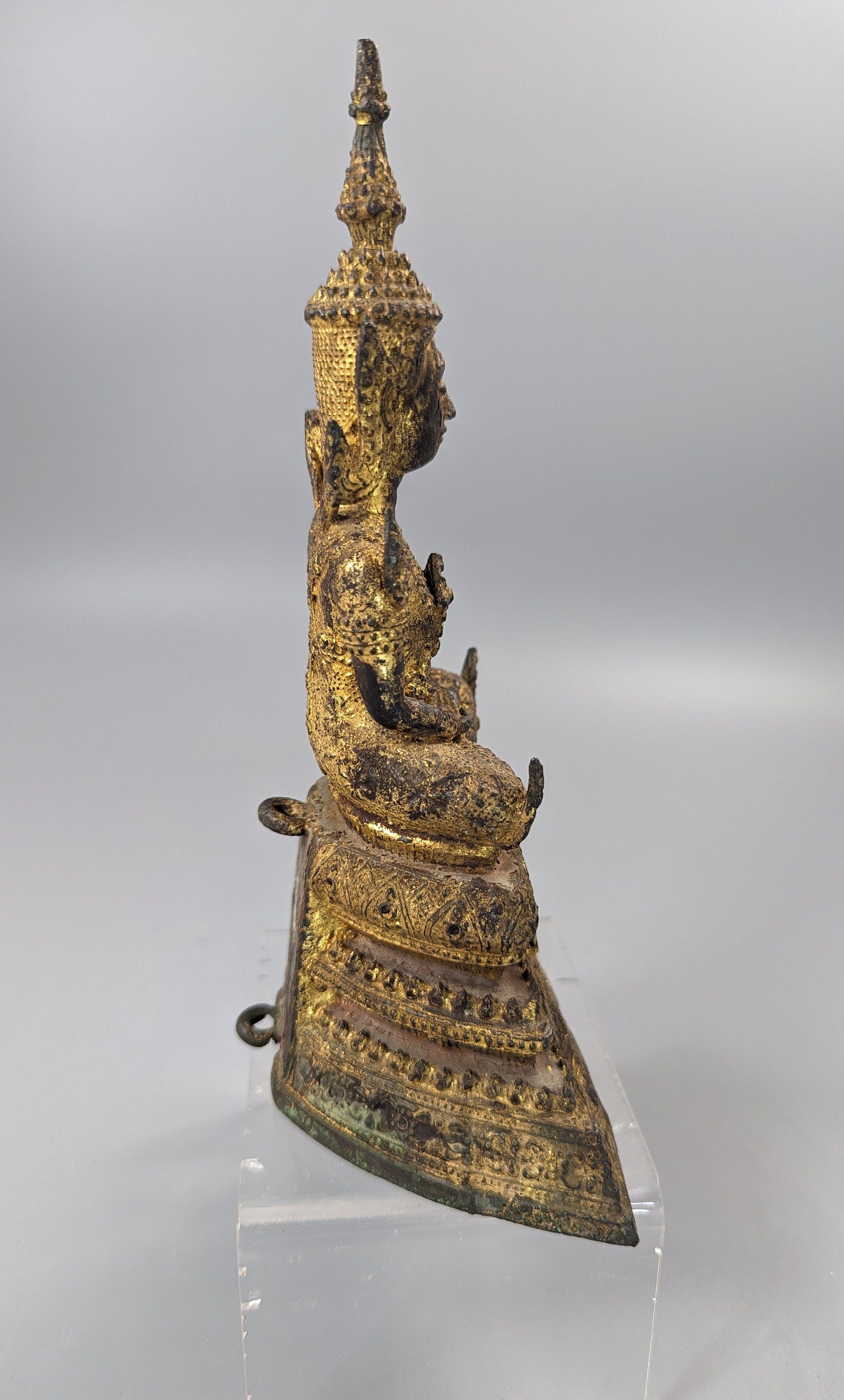 Buddha Shakyamuni on high throne,Thai ,18th/19th C.